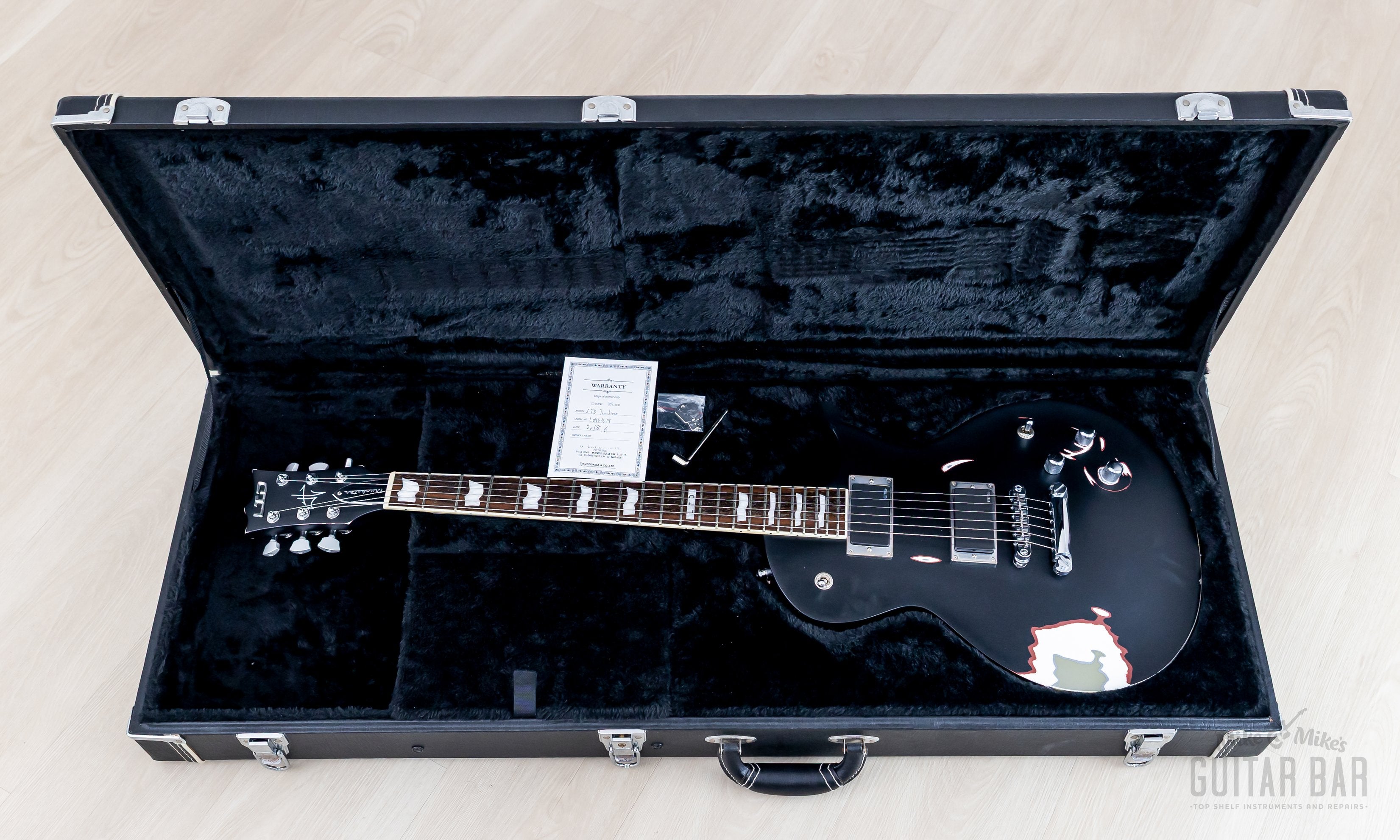2009 ESP LTD James Hetfield Truckster Aged Black Satin w/ Case, Japan