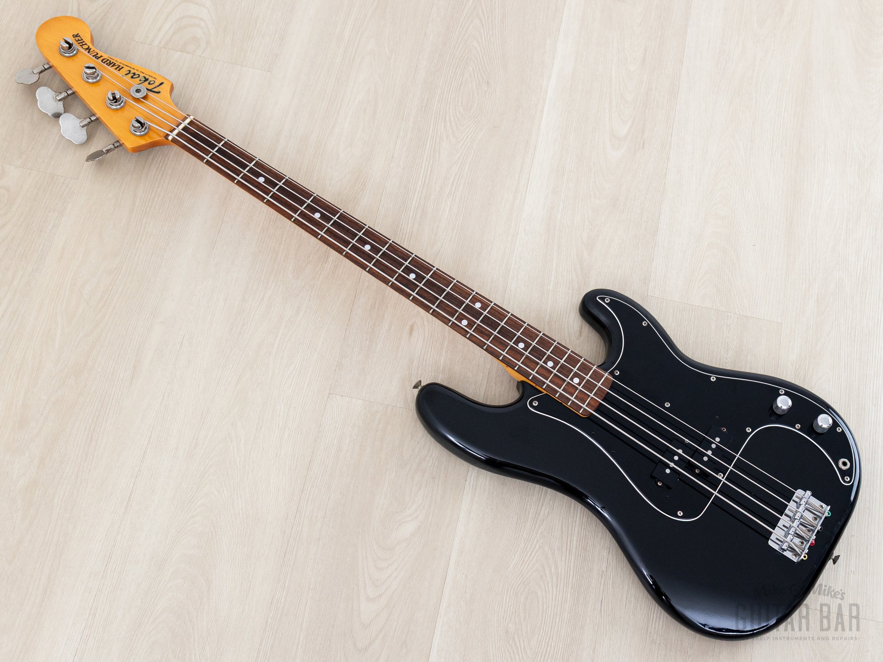 1981 Tokai Hard Puncher PB40 Vintage P Bass Black, Japan