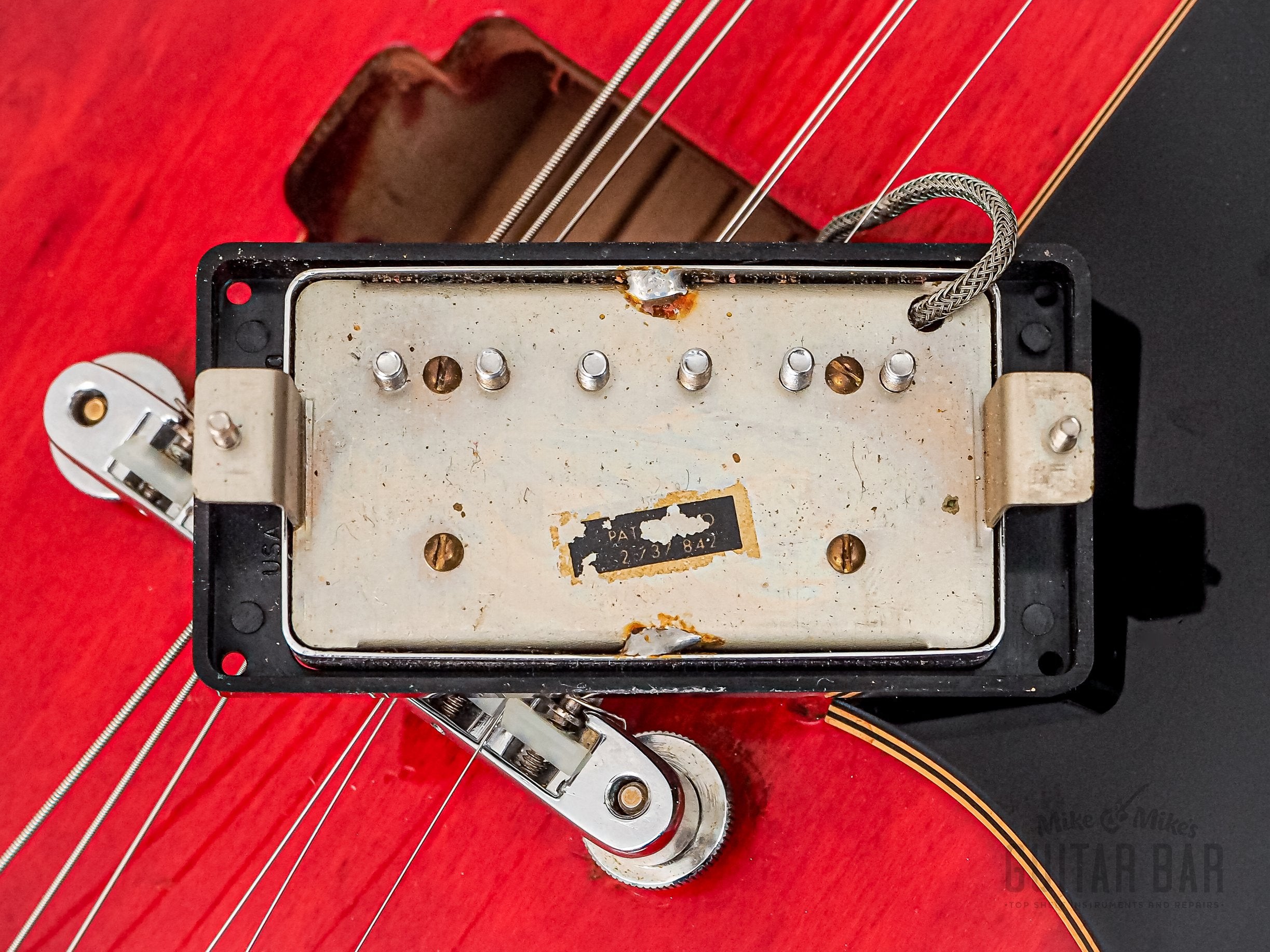 1972 Gibson ES-335 TDC Vintage Semi-Hollow Guitar Cherry w/ Embossed T Tops, Hangtag & Case