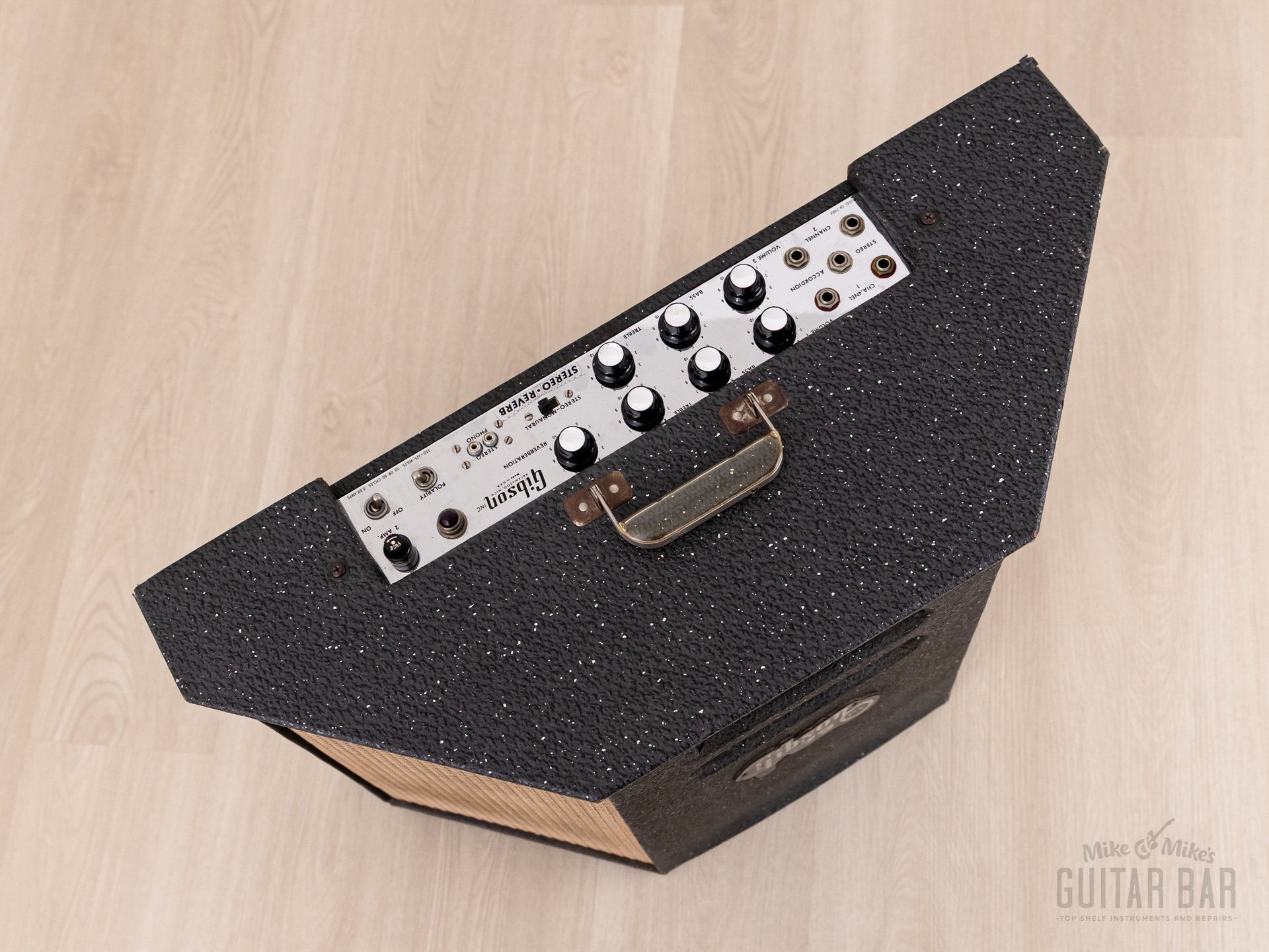 1962 Gibson GA-79RV Vintage Stereo Tube Amp 2x10 w/ Reverb, Footswitch