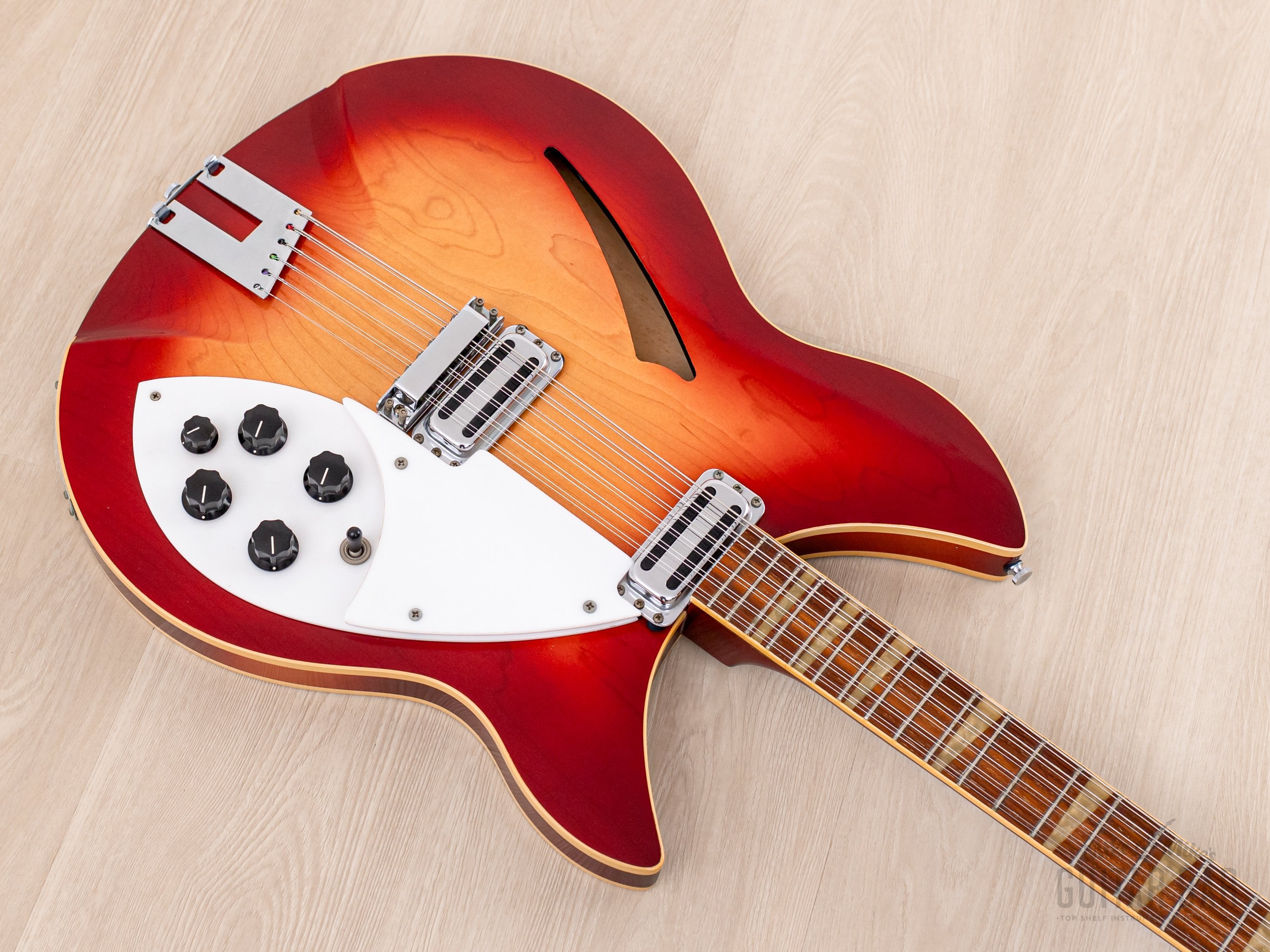1990 Rickenbacker 360/12V64 12-String Vintage Reissue Fireglo w/ Toasters, Case & Hangtags