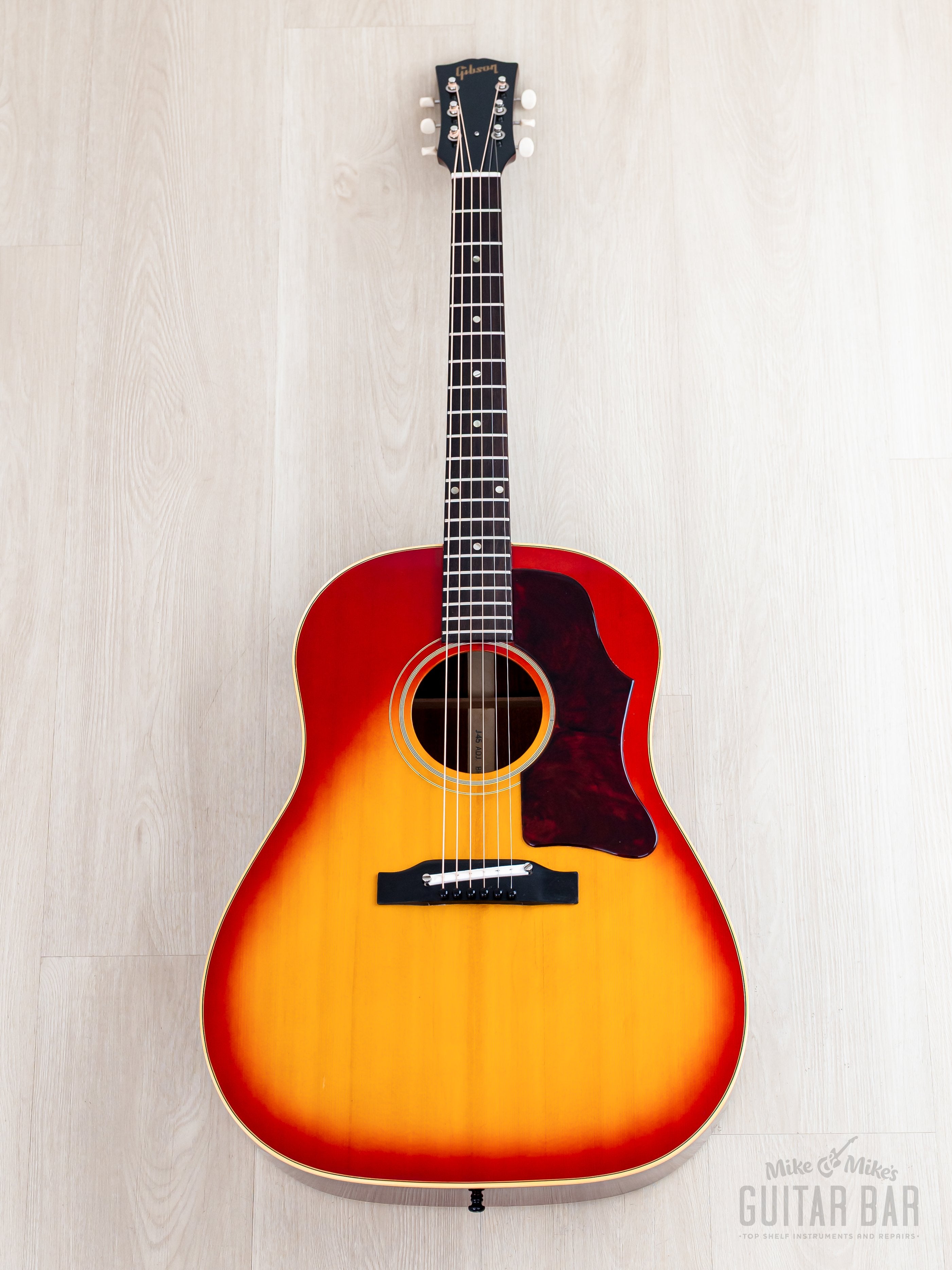 1964 Gibson J-45 ADJ Vintage Dreadnought Acoustic Guitar Cherry Sunbur