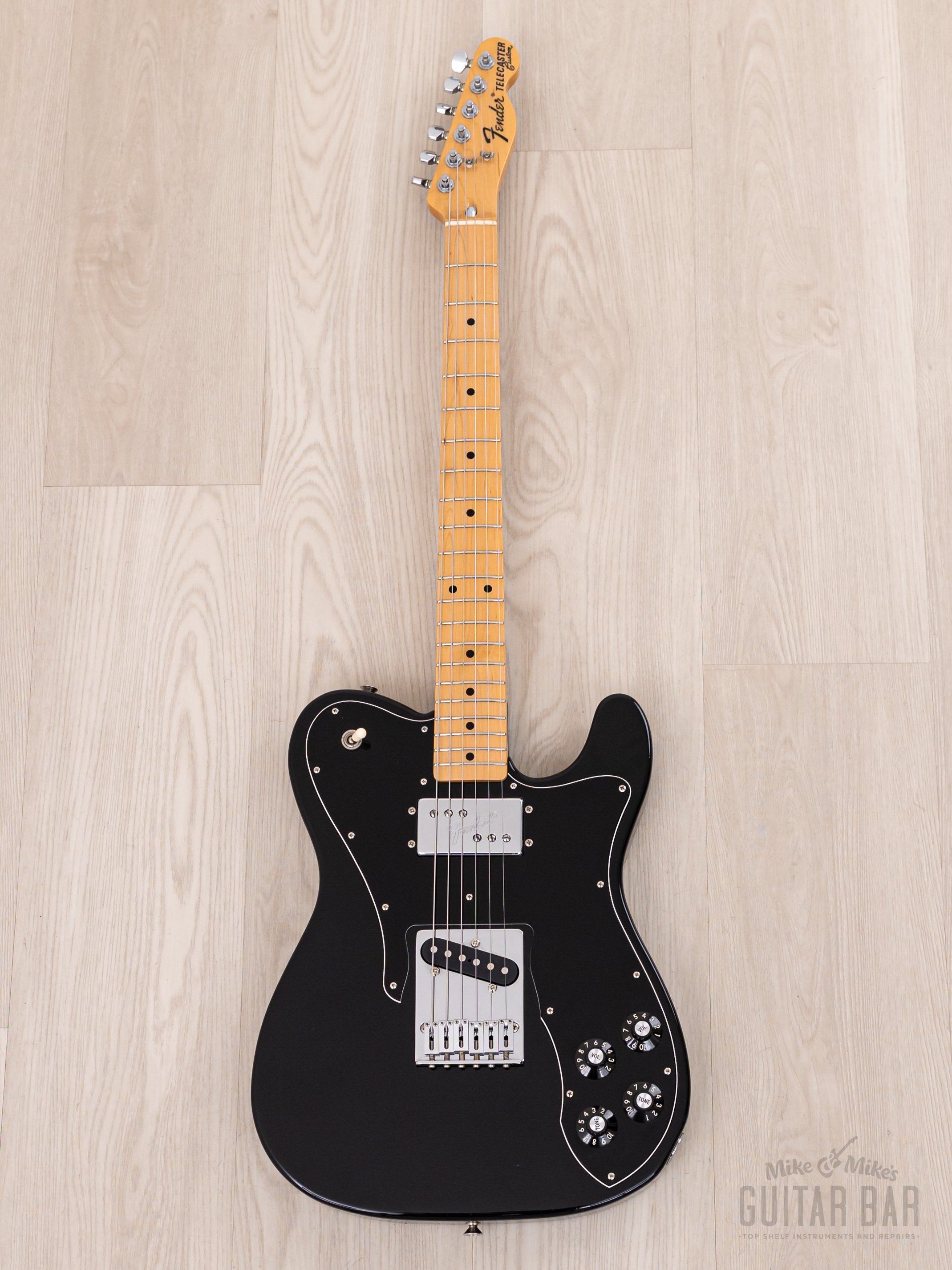 2007 Fender Telecaster Custom '72 Vintage Reissue TC72 Black, Ash Body w/ Wide Range, Japan CIJ