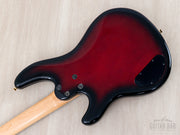 Close-up of Wine Red body back and neck plate