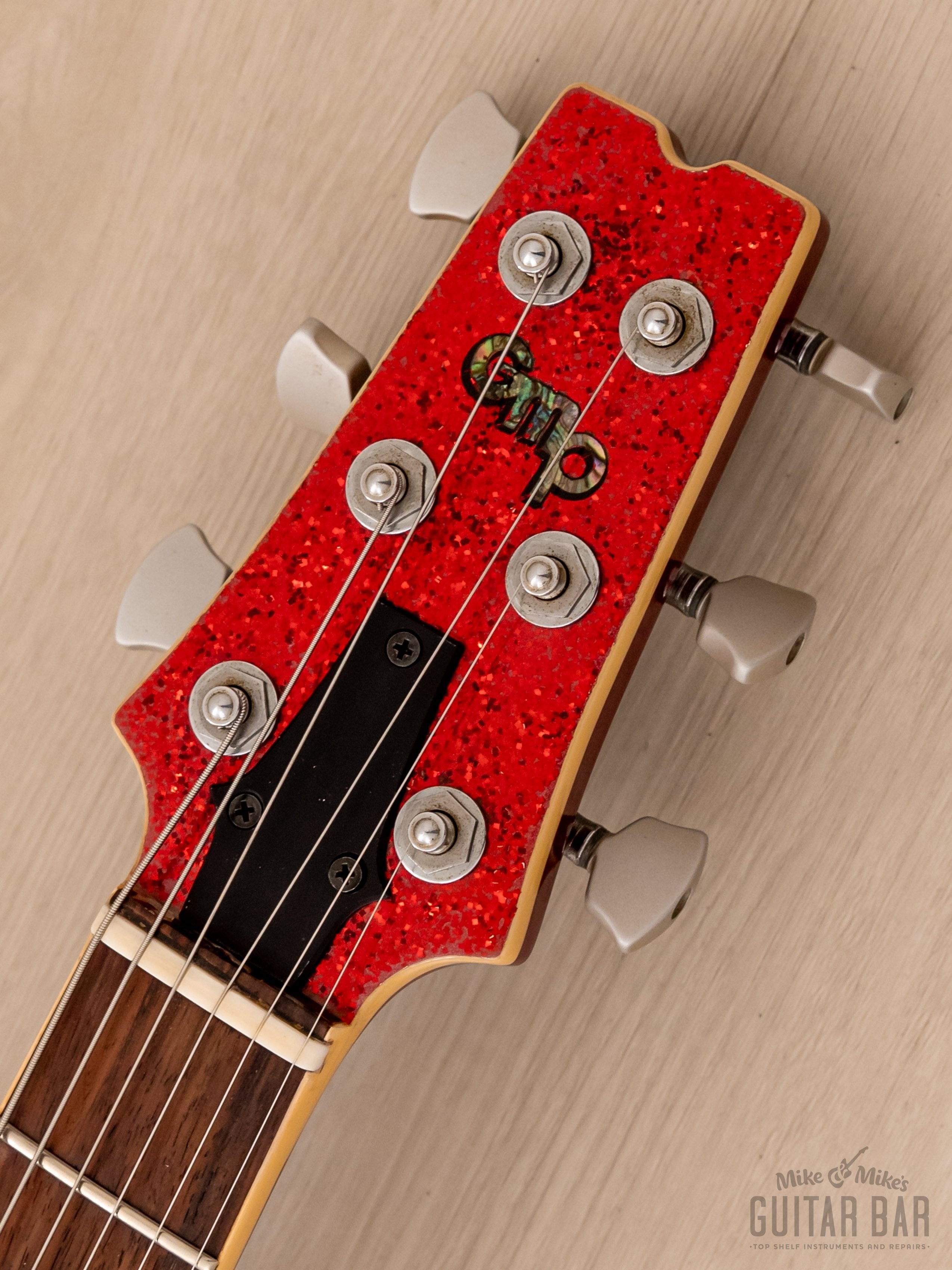 GMP Roxie Duo Jet-Style Guitar Red Metalflake w/ TV Jones MagnaTron Pickups, Case