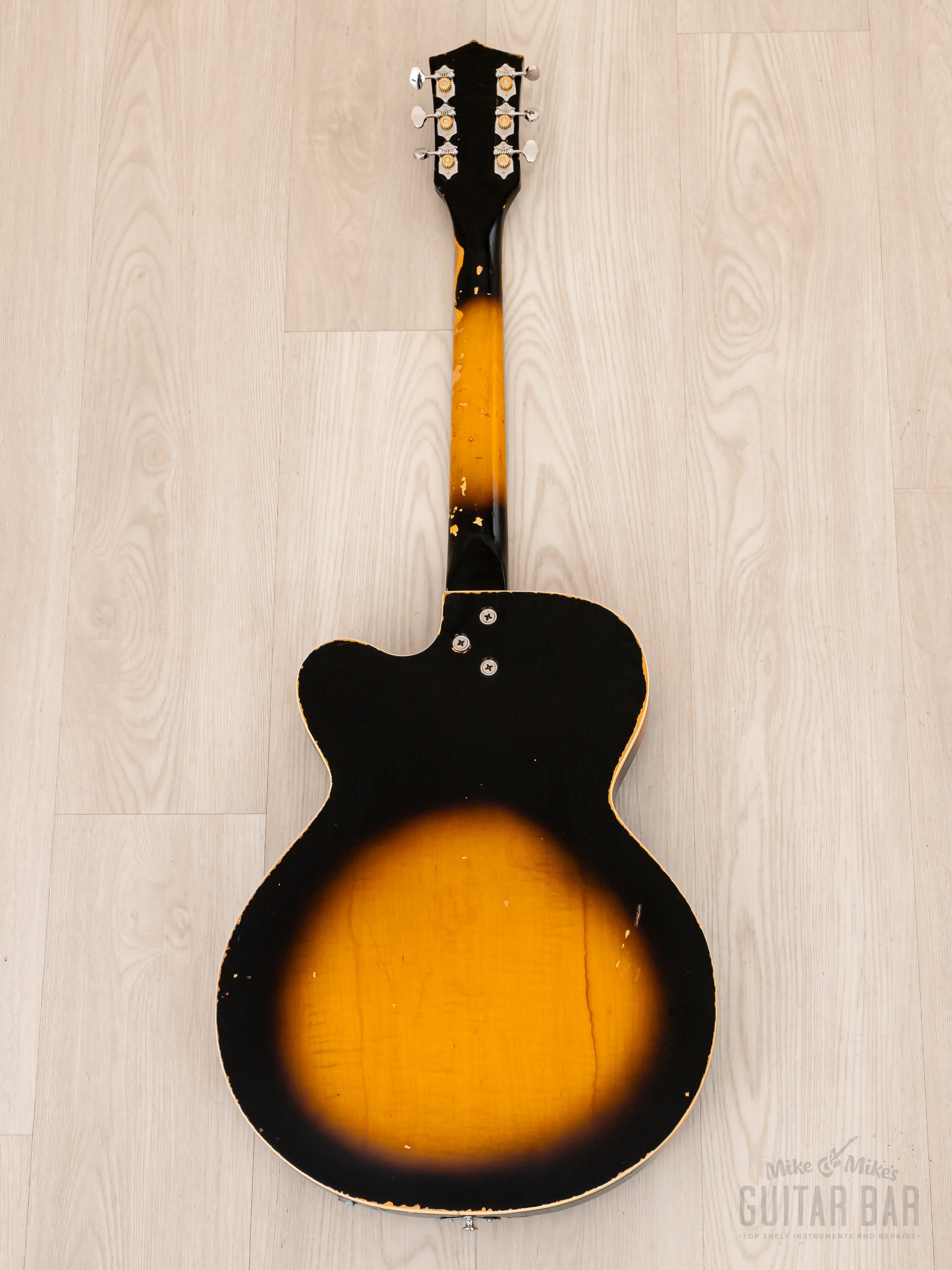 1960s Kay Swingmaster K763 Vintage Hollowbody Guitar w/ Kleenex Box Pi