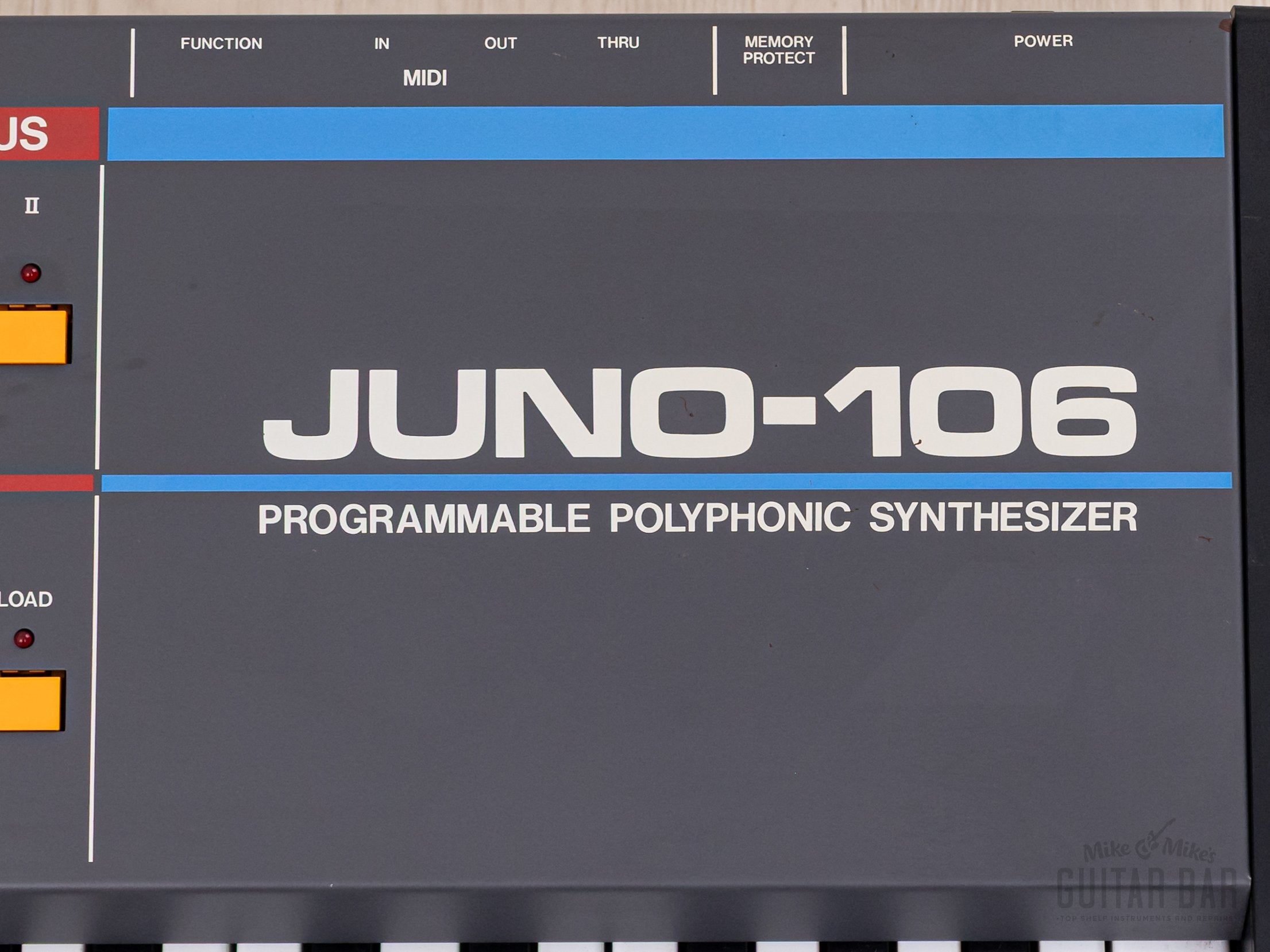 1985 Roland Juno-106 Vintage Analog Synthesizer Near-Mint, Serviced 120v