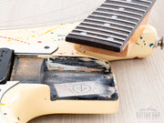 1987 Ibanez RG665 Splash finish neck heel and pocket