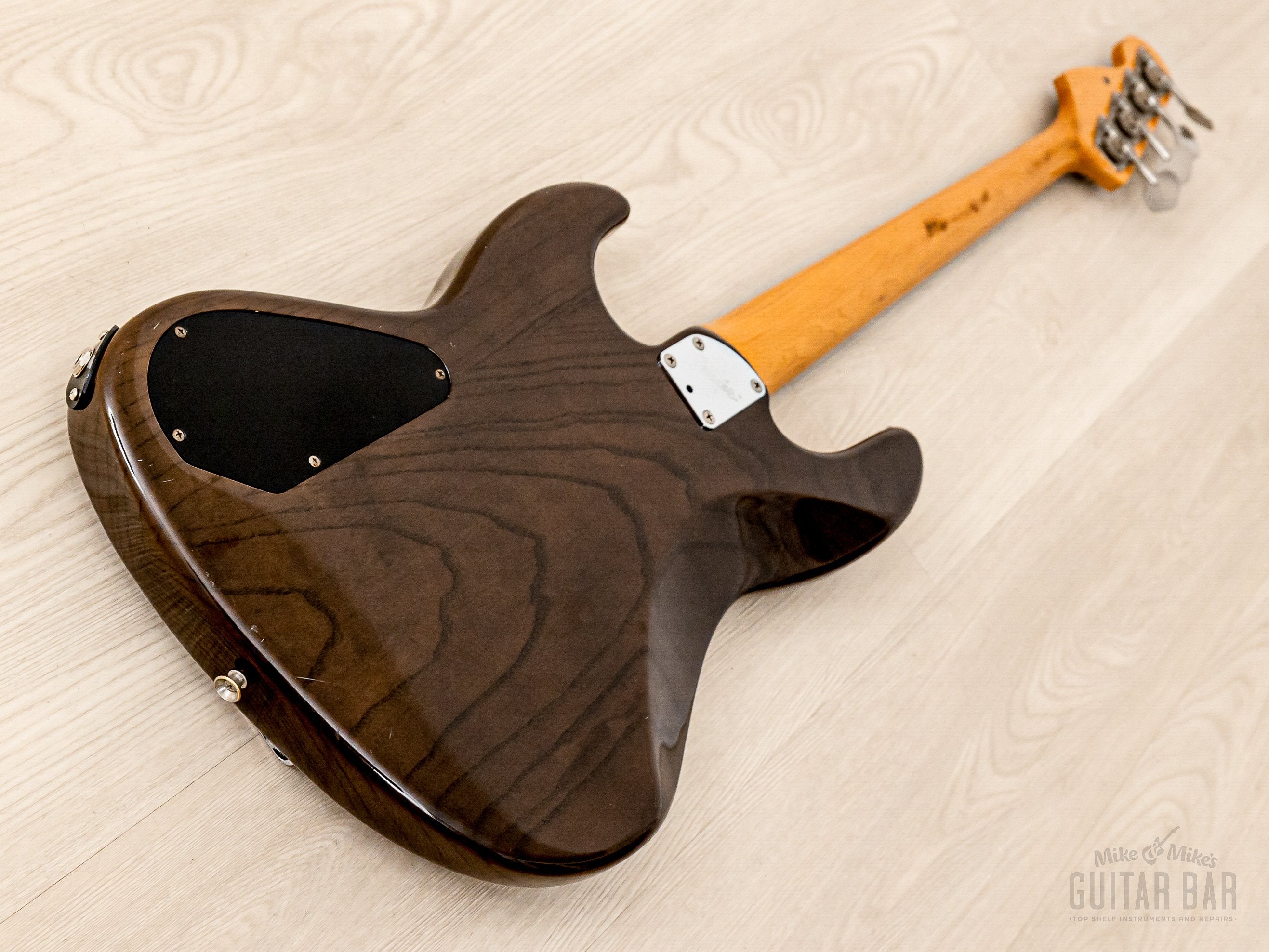 1990 Fender Pro Feel Jazz Bass JBR-800 Walnut w/ Pure Vintage '66 Pickups, Japan MIJ Fujigen