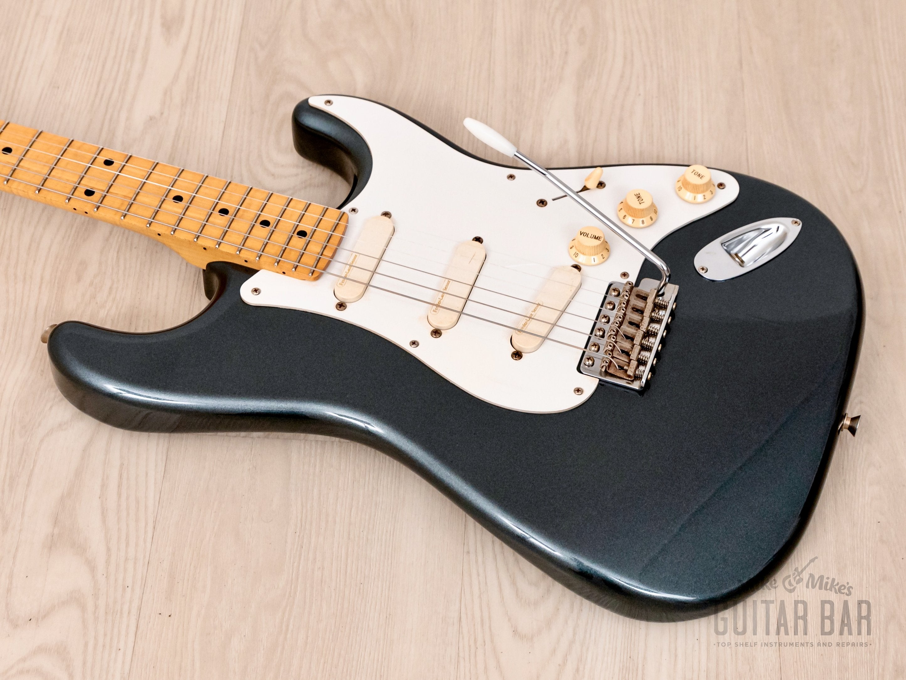 2008 Fender Stratocaster ‘54 Vintage Reissue ST54-LS Gunmetal Blue, Near-Mint w/ Lace Sensor, Japan CIJ