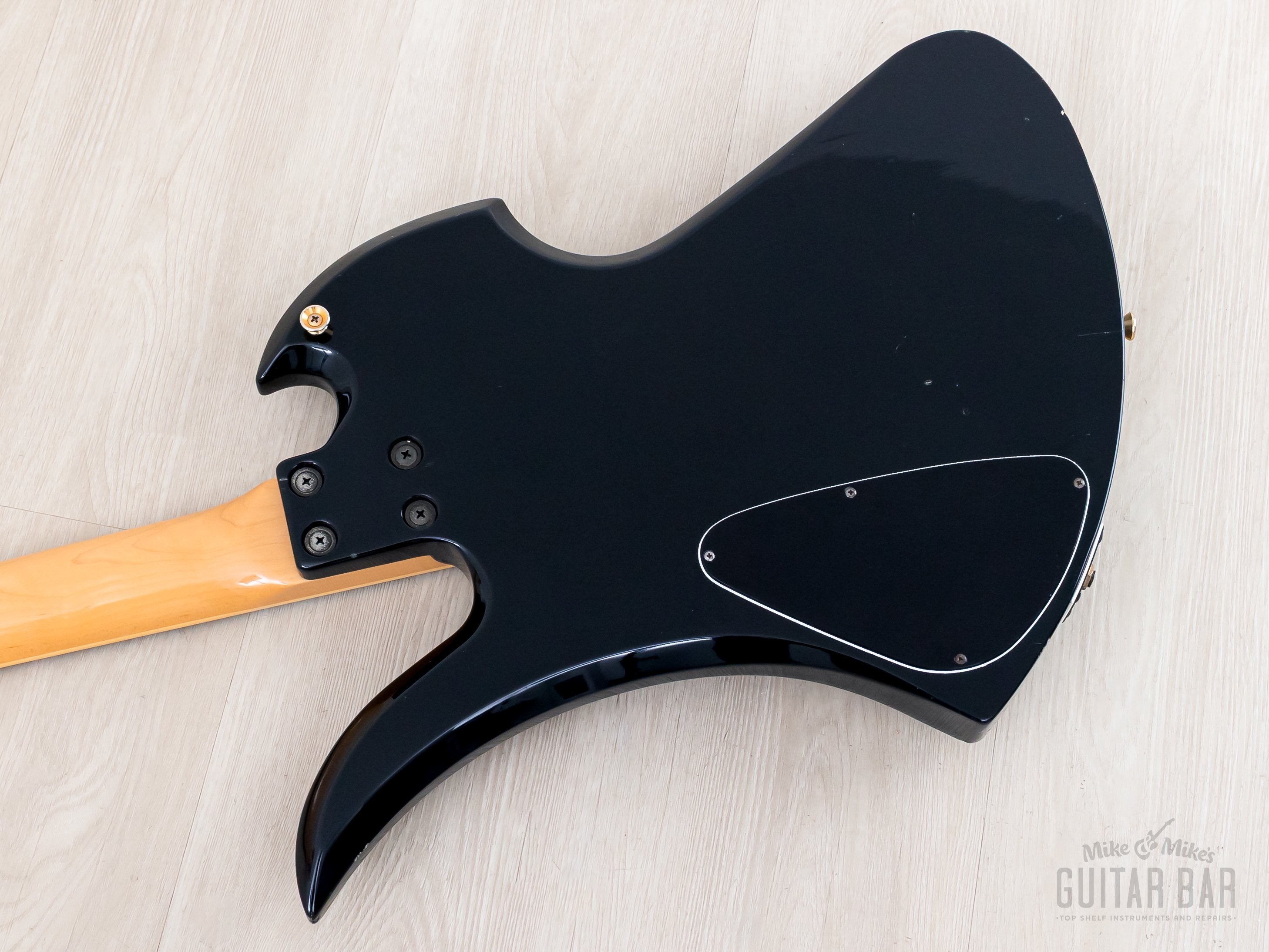 2000s Fernandes Mockingbird Hide Signature MG-120X, Graphic on Black,