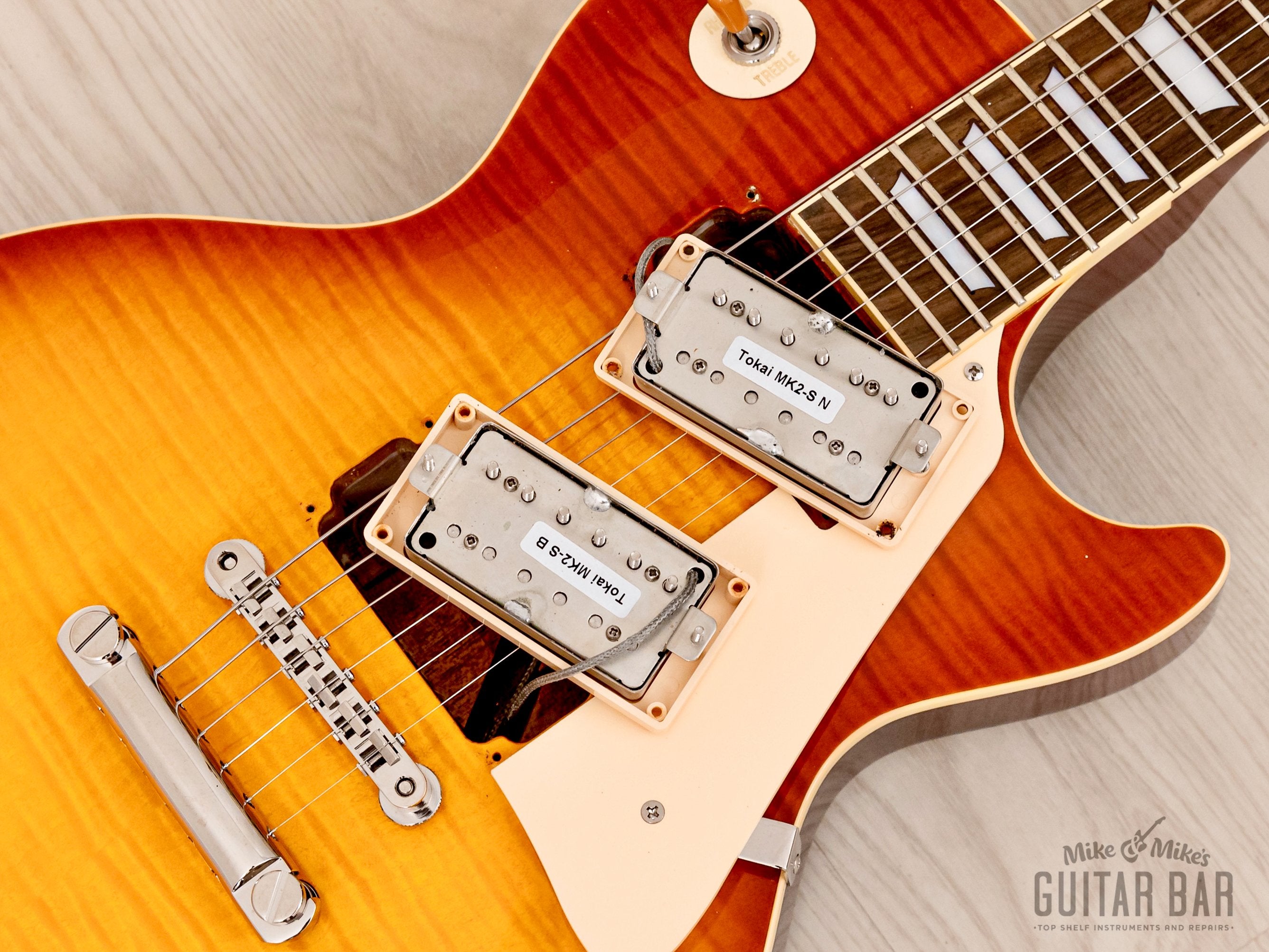 2022 Tokai Love Rock LS136F Flame Top Electric Guitar Cherry Sunburst w/ Tags, Japan