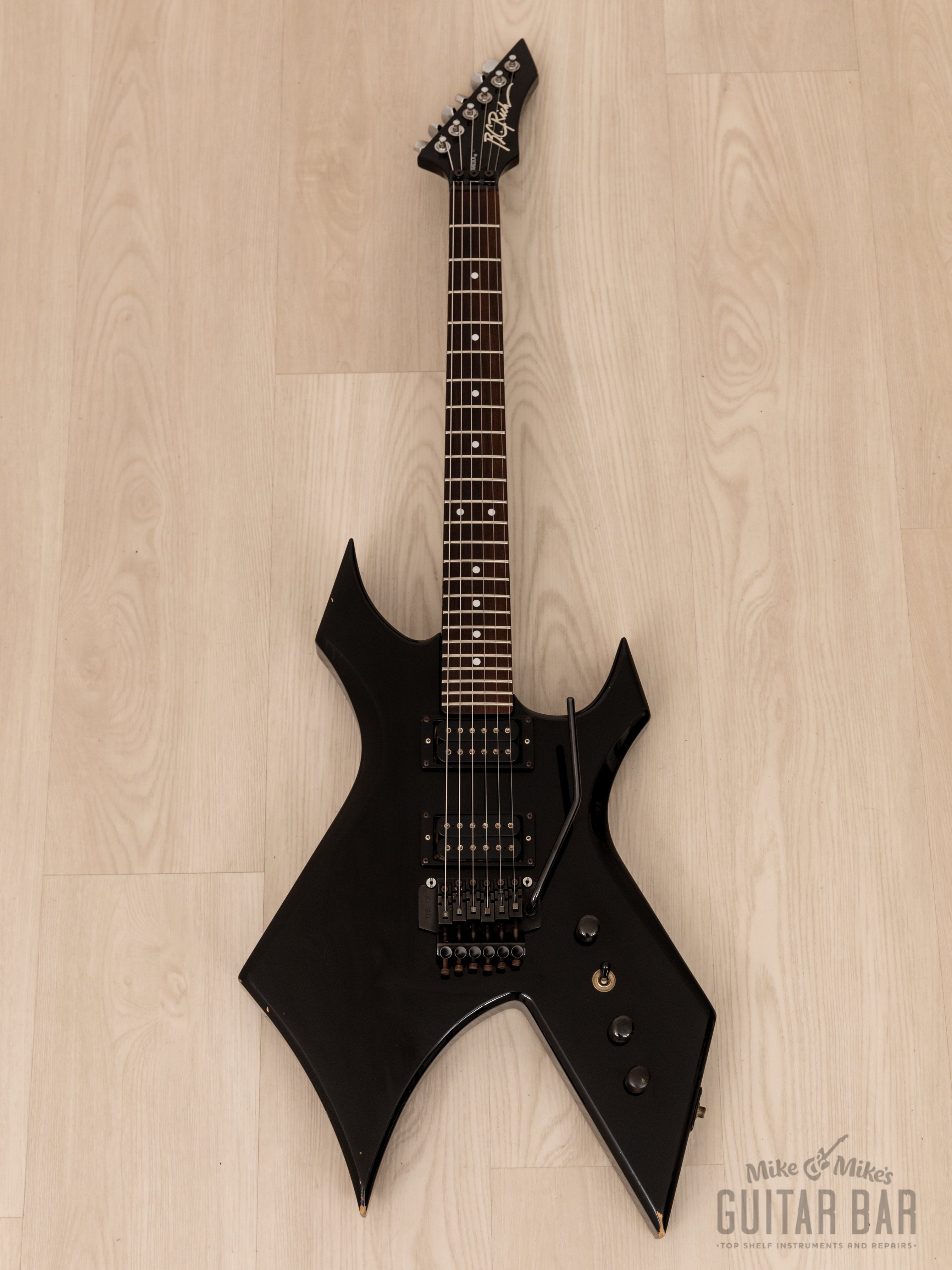 1987 B.C. Rich Warlock NJ Series Black w/ Floyd Rose, Japan