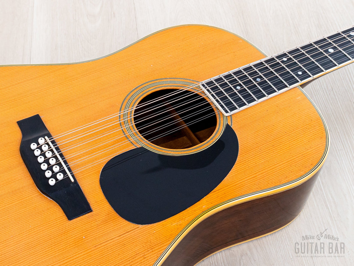 1968 Martin D12-35 12-string - soundhole and pickguard