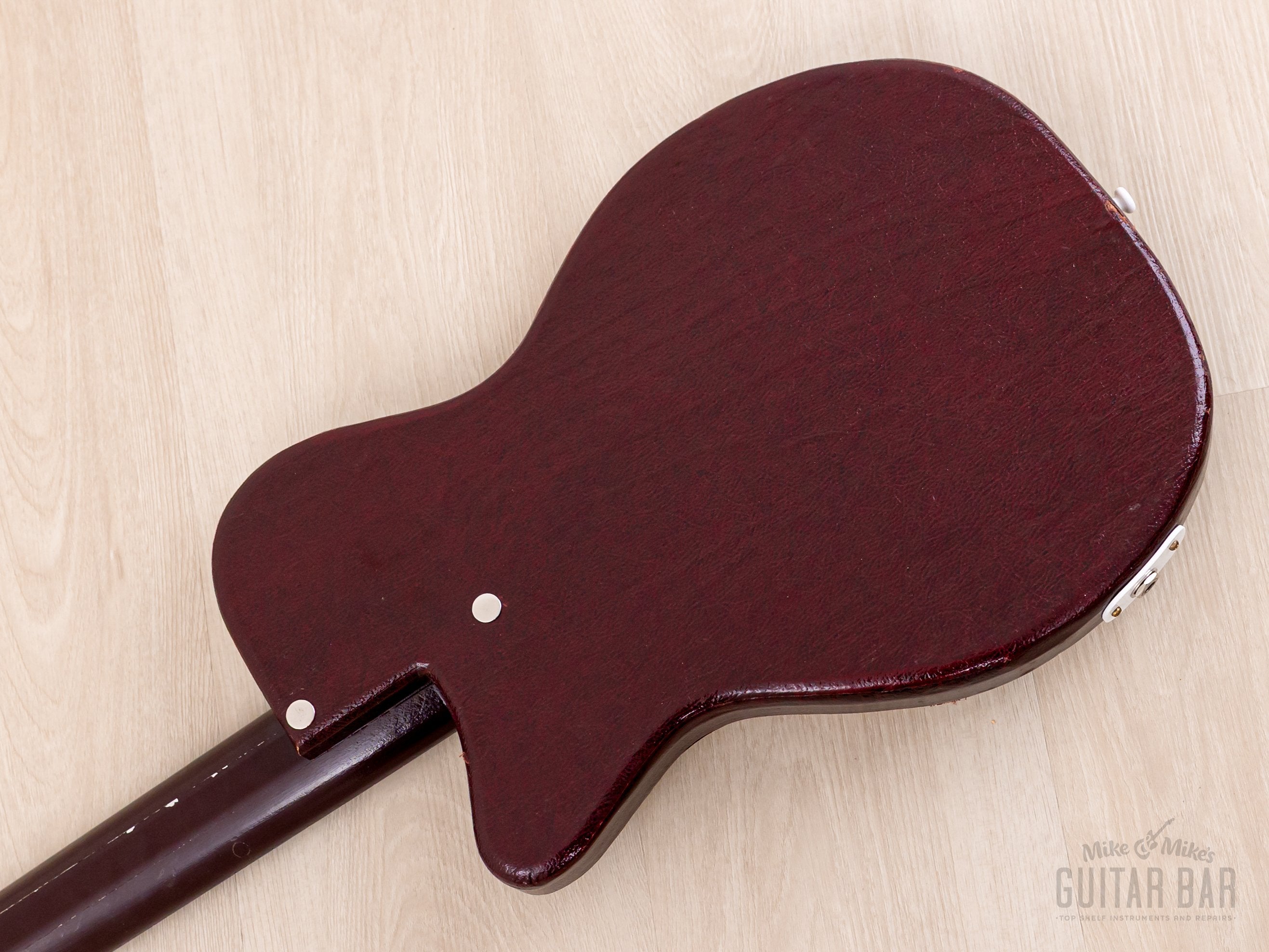 1954 Silvertone 1375 Danelectro-Made Vintage Peanut Guitar, 100% Original & Near-Mint w/ Case