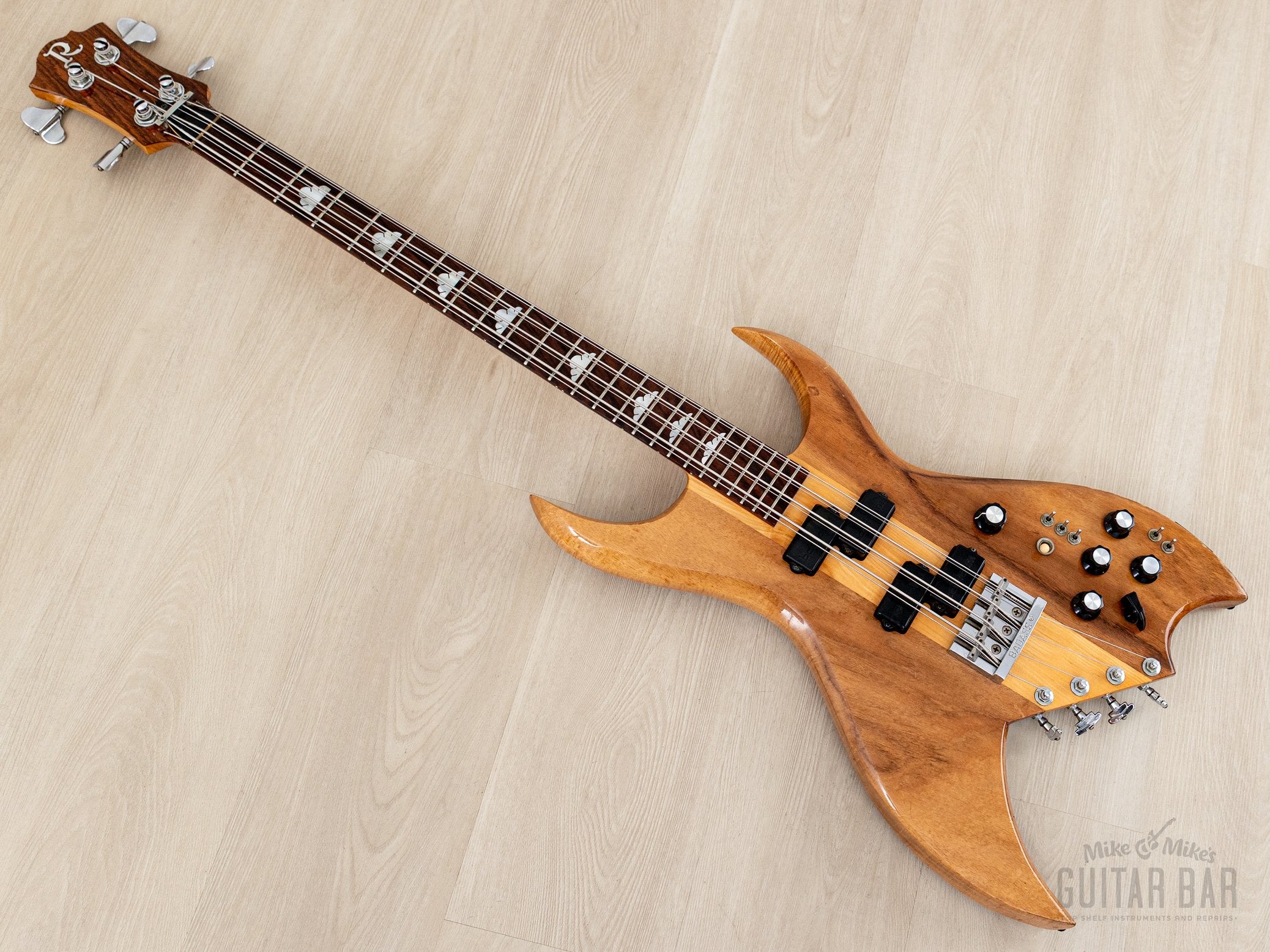 1978 BC Rich Bich 8-String Vintage Neck Through Bass Natural