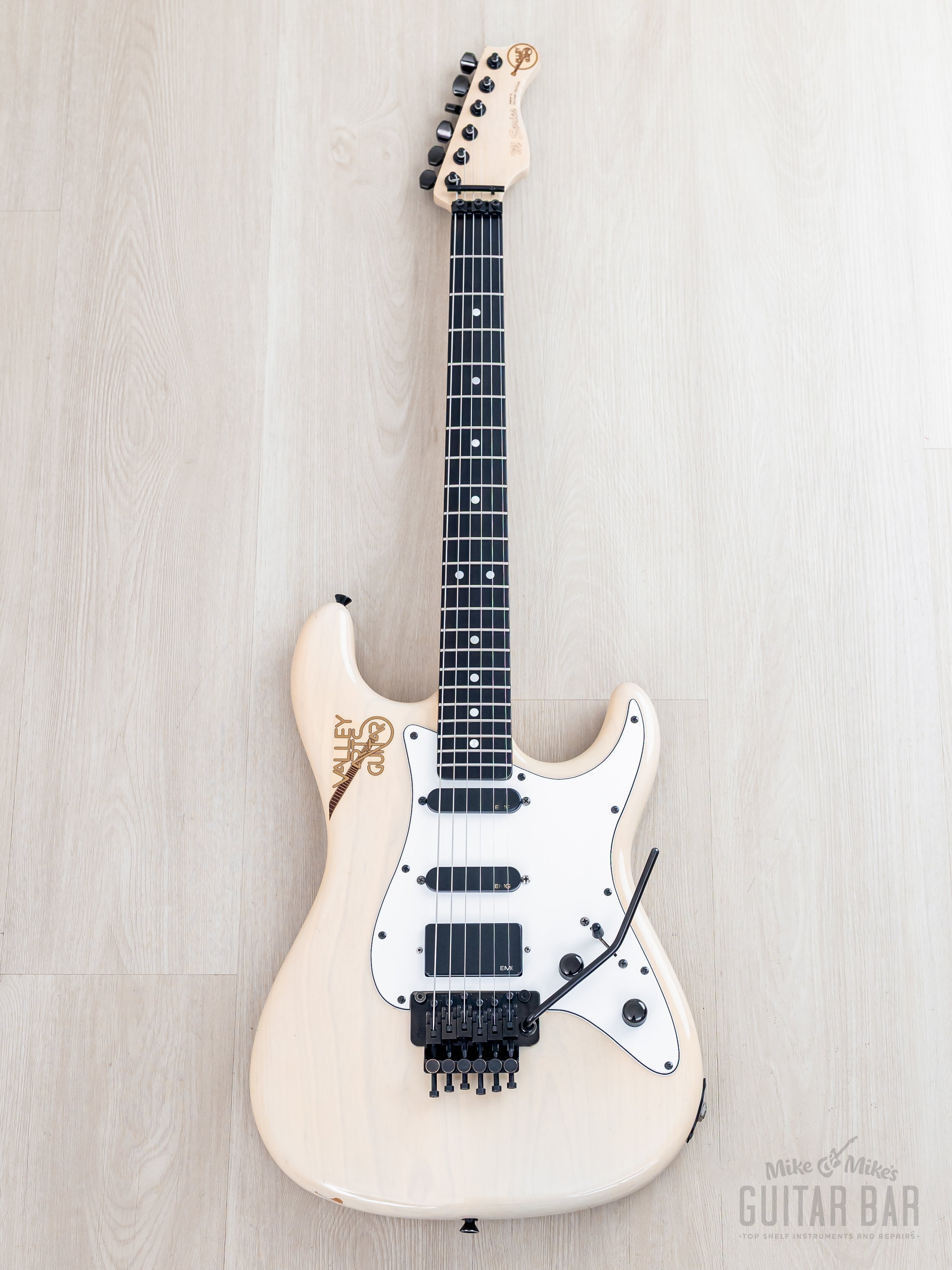 1989 Valley Arts M Series Standard 2 Vintage SSH Superstrat Blonde w/