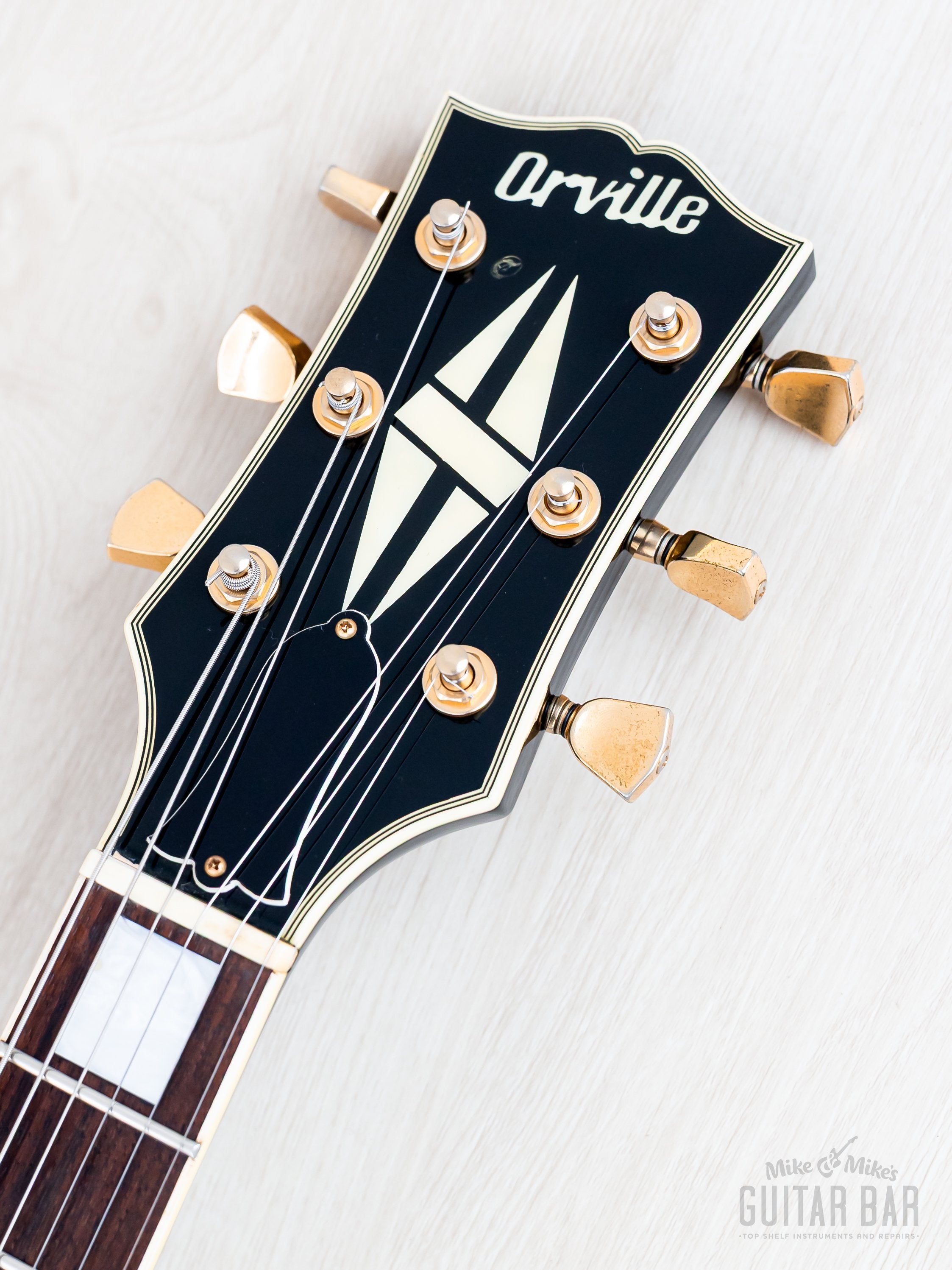 1995 Orville Les Paul Custom Black Beauty LPC-75 Ebony Gibson-Licensed