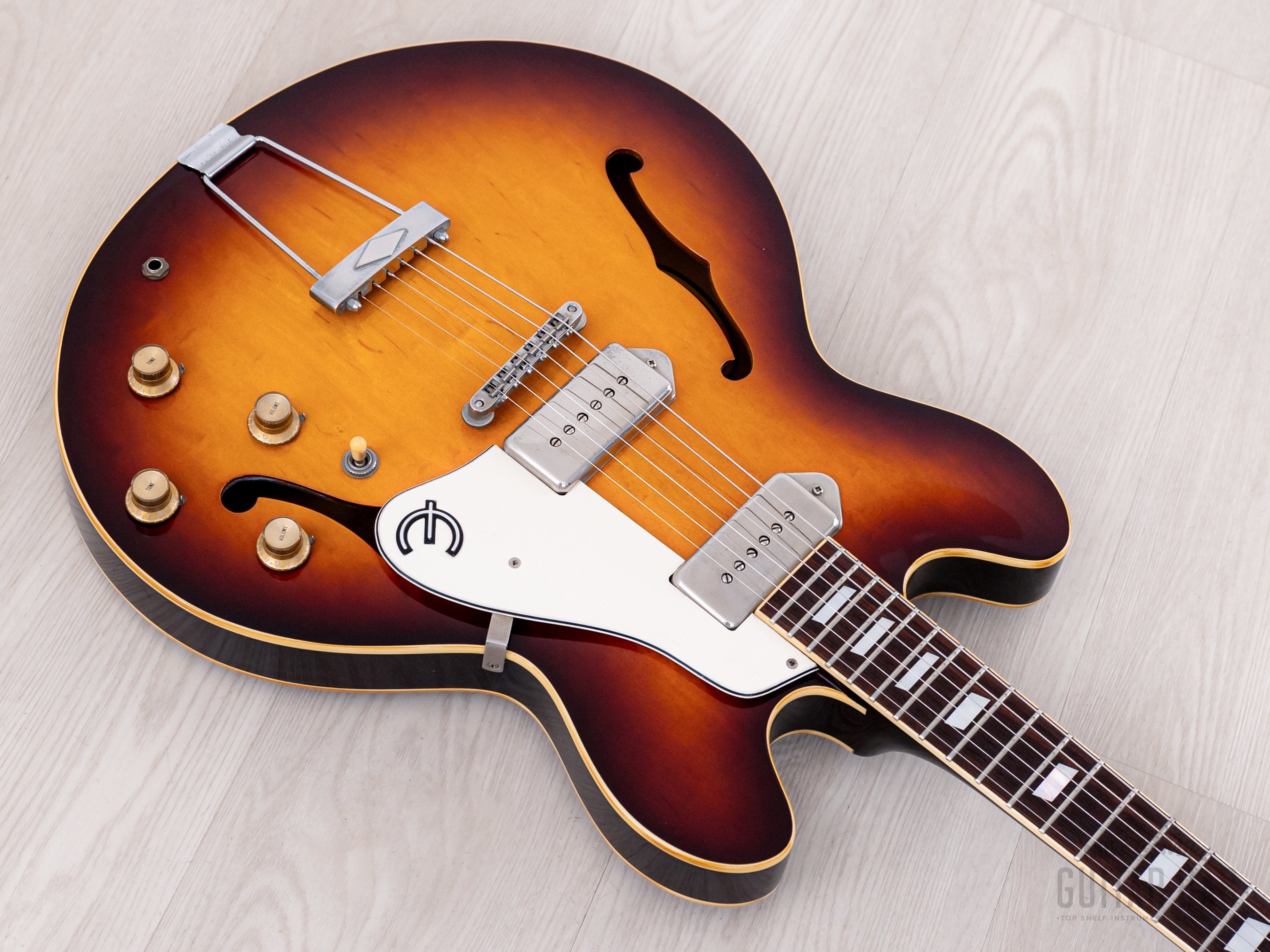 1991 Epiphone Casino Vintage Guitar Sunburst Pre-Elitist, Near-Mint w/