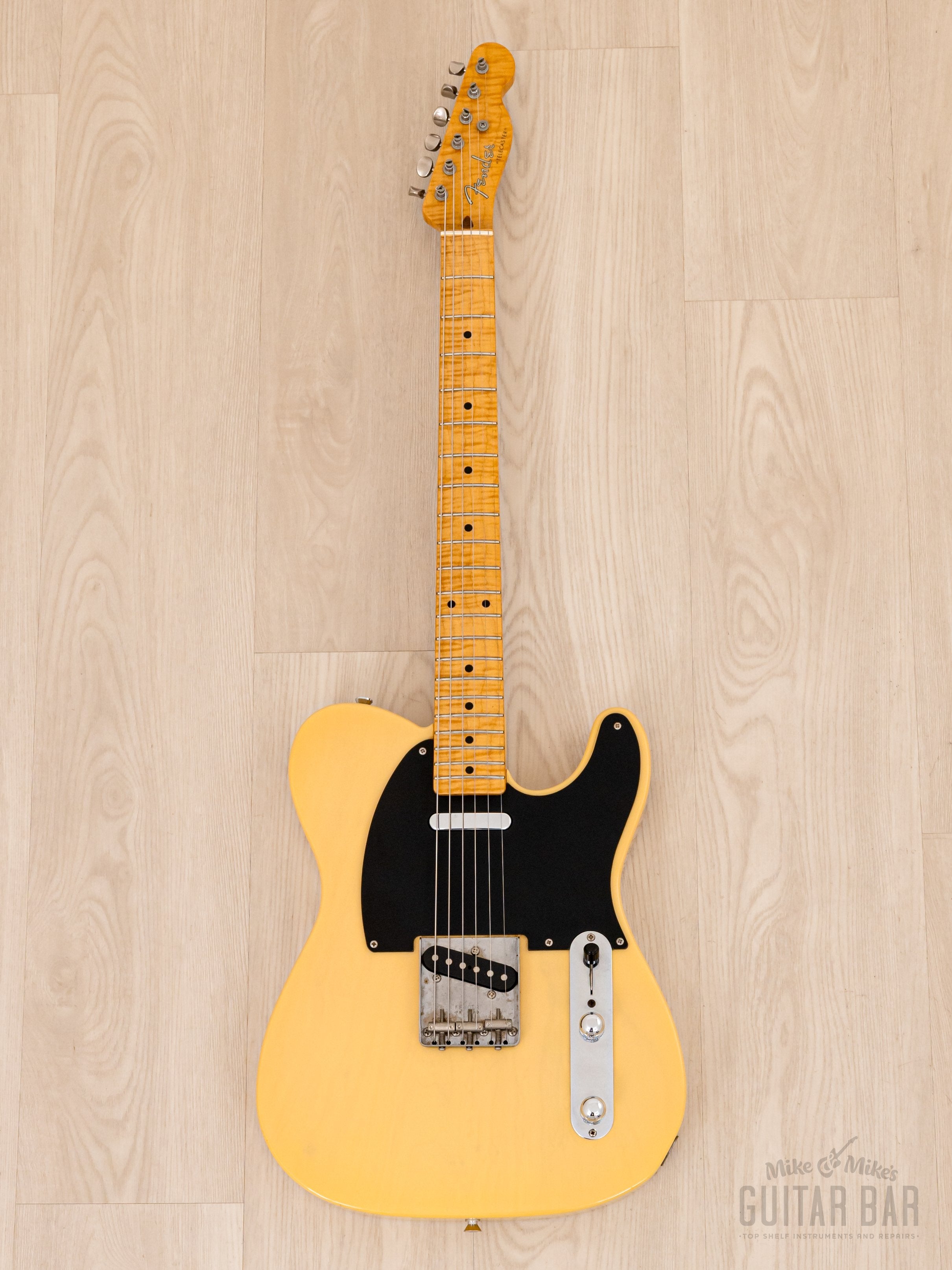 1995 Fender Telecaster '52 Vintage Reissue TL52-70 Blonde w/ Foto Flame  Neck & Case, Japan MIJ