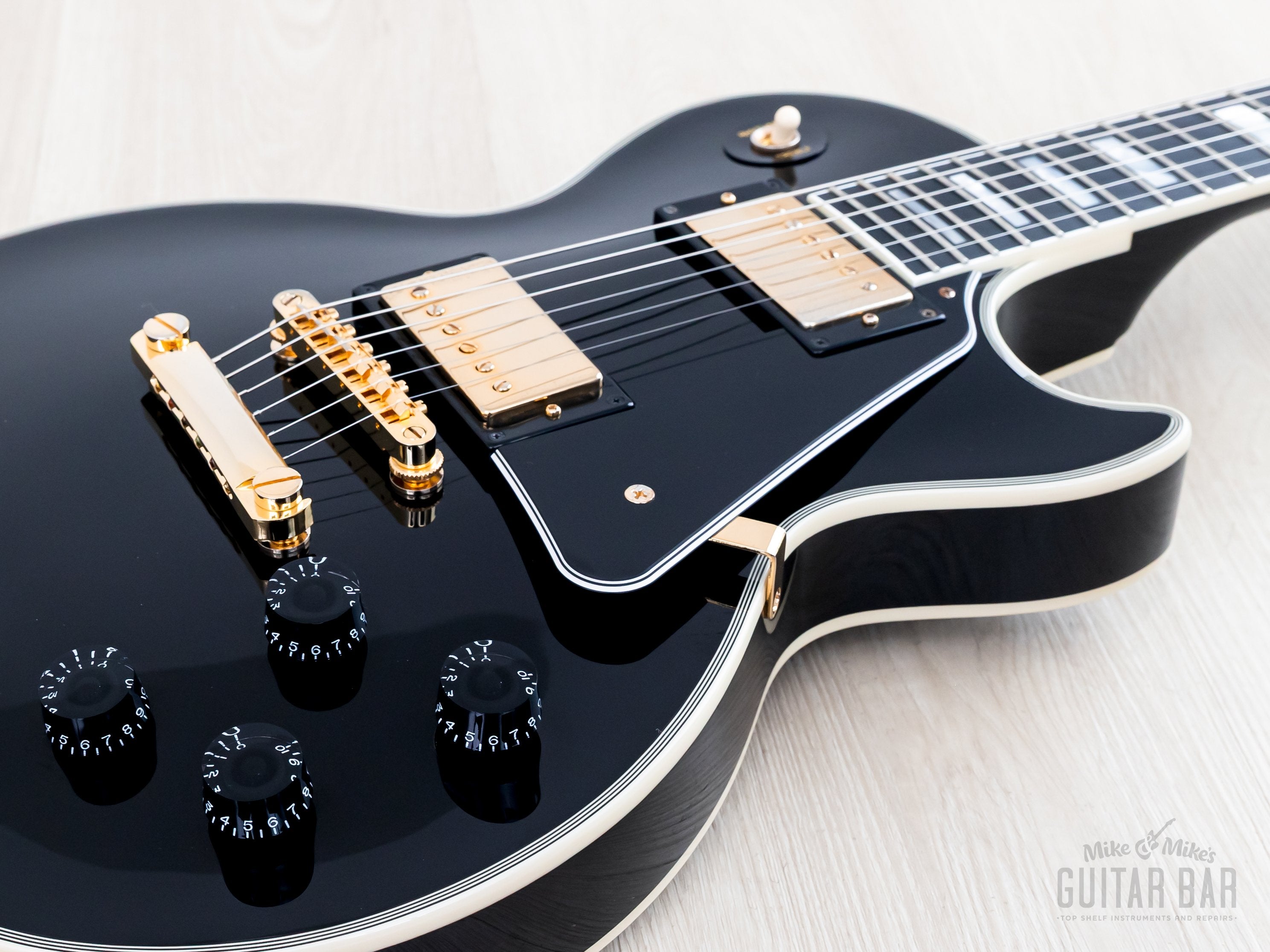 2025 Epiphone IGC Les Paul Custom Black Beauty w/ Gibson USA Pickups &