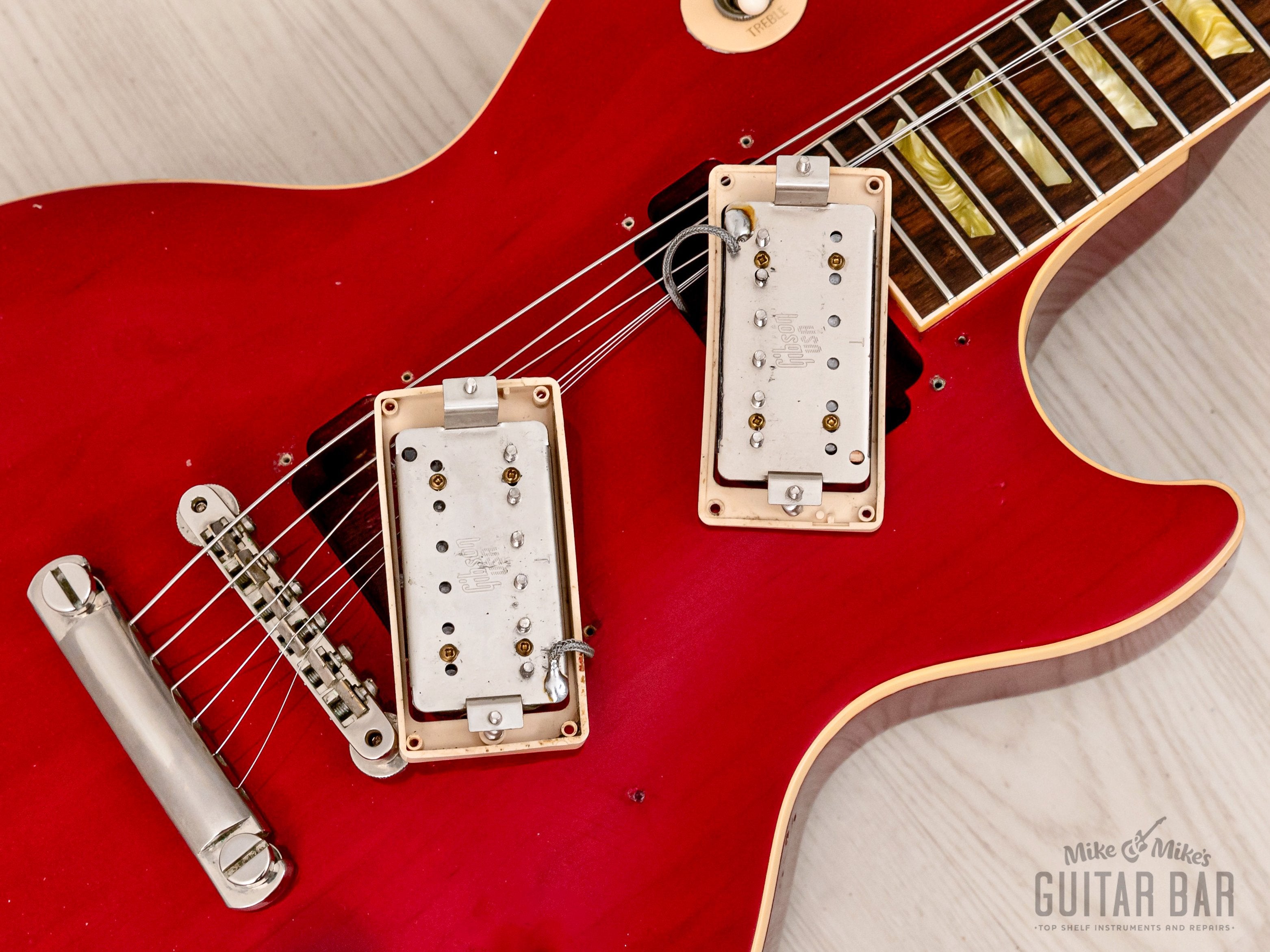 2002 Gibson Les Paul Classic Cherry w/ 496R & 500T Humbuckers, Case