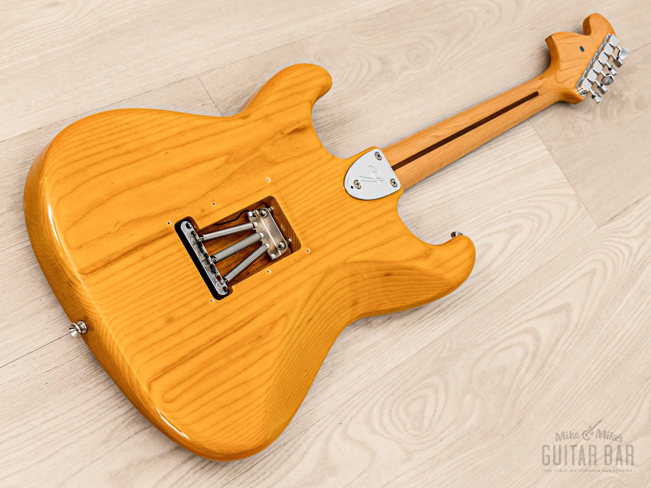 1986 Fender '72 Stratocaster ST72-115 Natural Ash, Near-Mint w/ USA Pickups & Case, Japan MIJ Fujigen