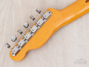 TN90-SPL Thinline Telecaster White Solid Gold headstock back and tuners