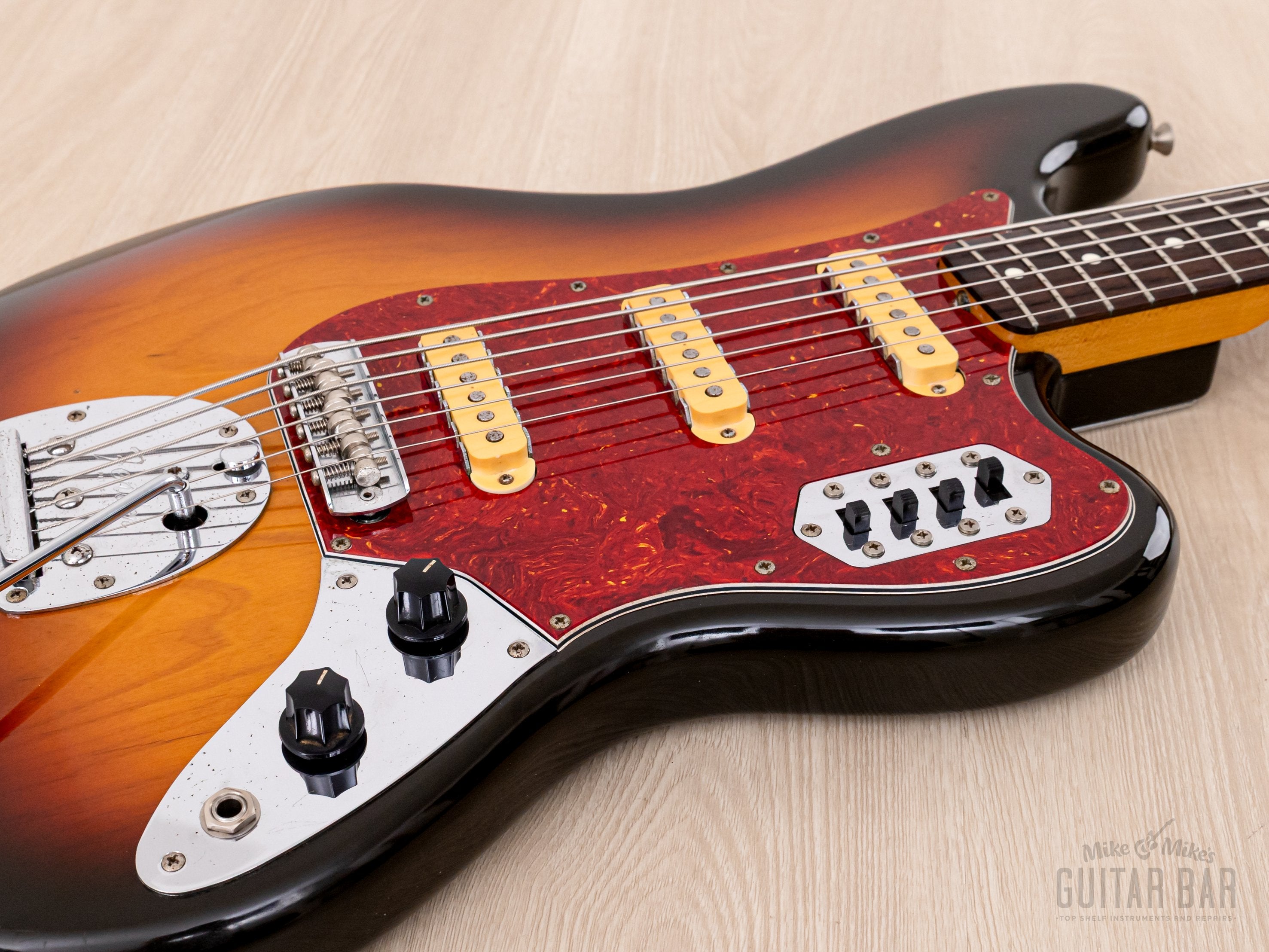 1992 Fender Custom Edition Bass VI Sunburst, 100% Original, Japan MIJ Fujigen
