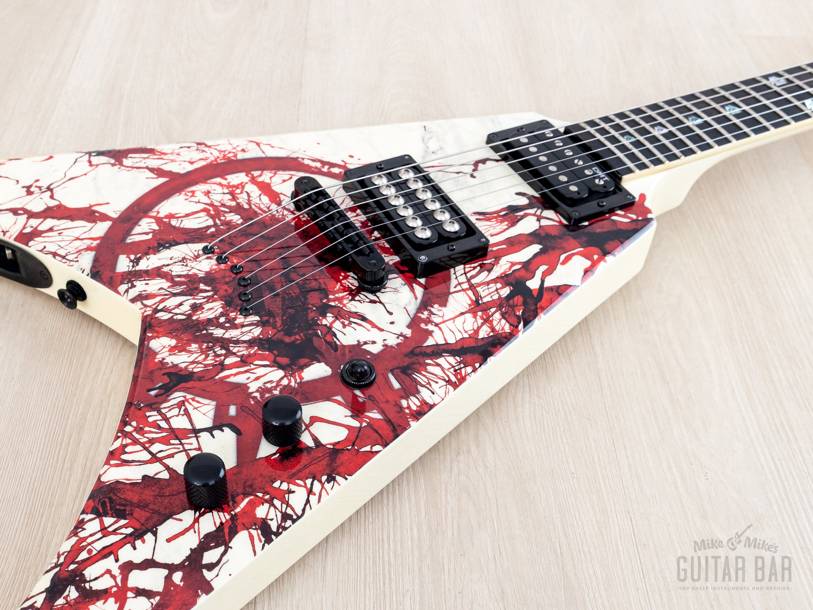 【激レア】DEAN Michael Amott Tyrant XSplatter Dean Guitars Michael Amott Tyrant X Splatter – Aurora Music Works