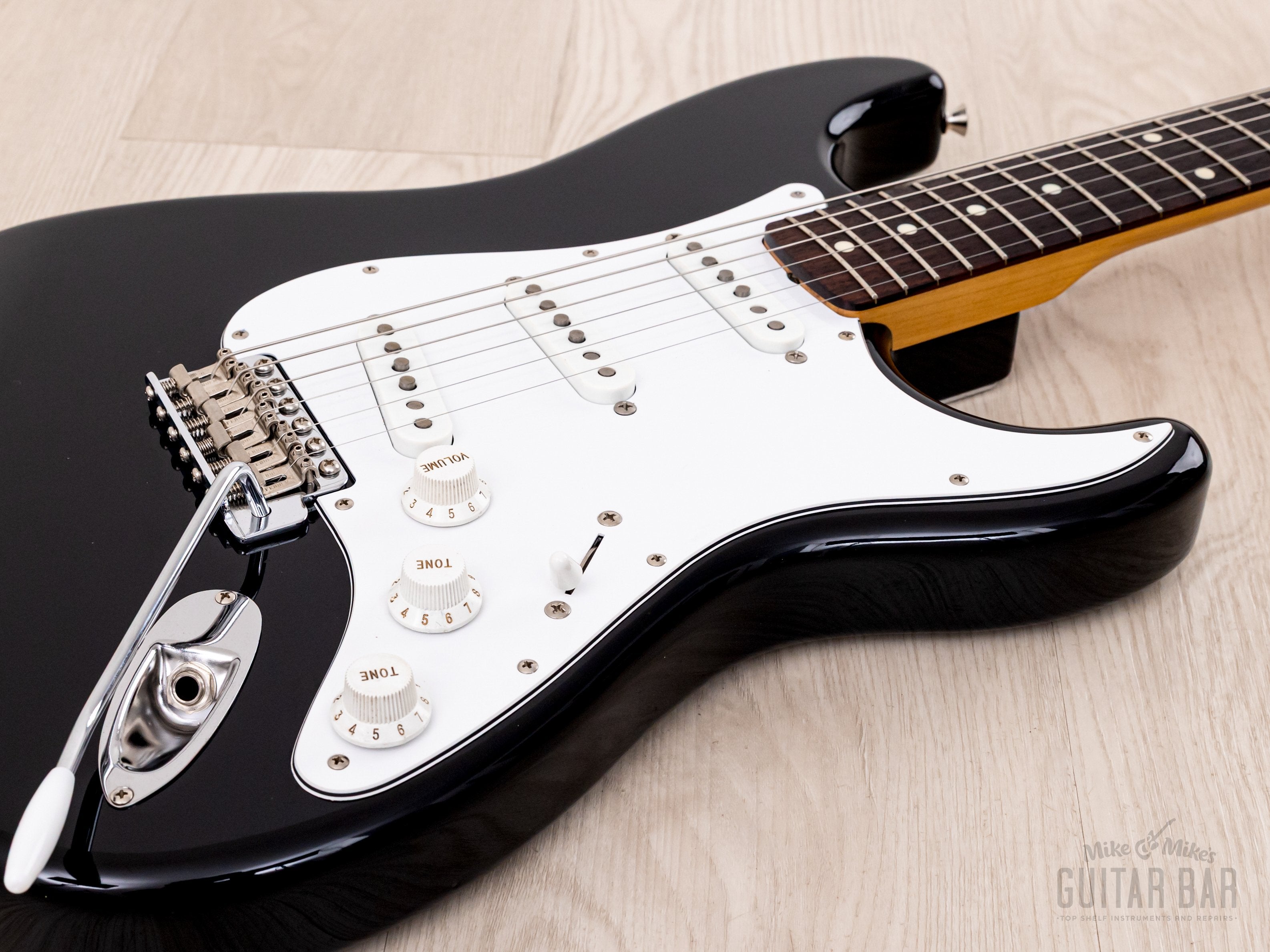 1991 Fender Stratocaster ‘62 Vintage Reissue ST62-650 Black, Near-Mint w/ American Vintage 57/62, Japan MIJ Fujigen