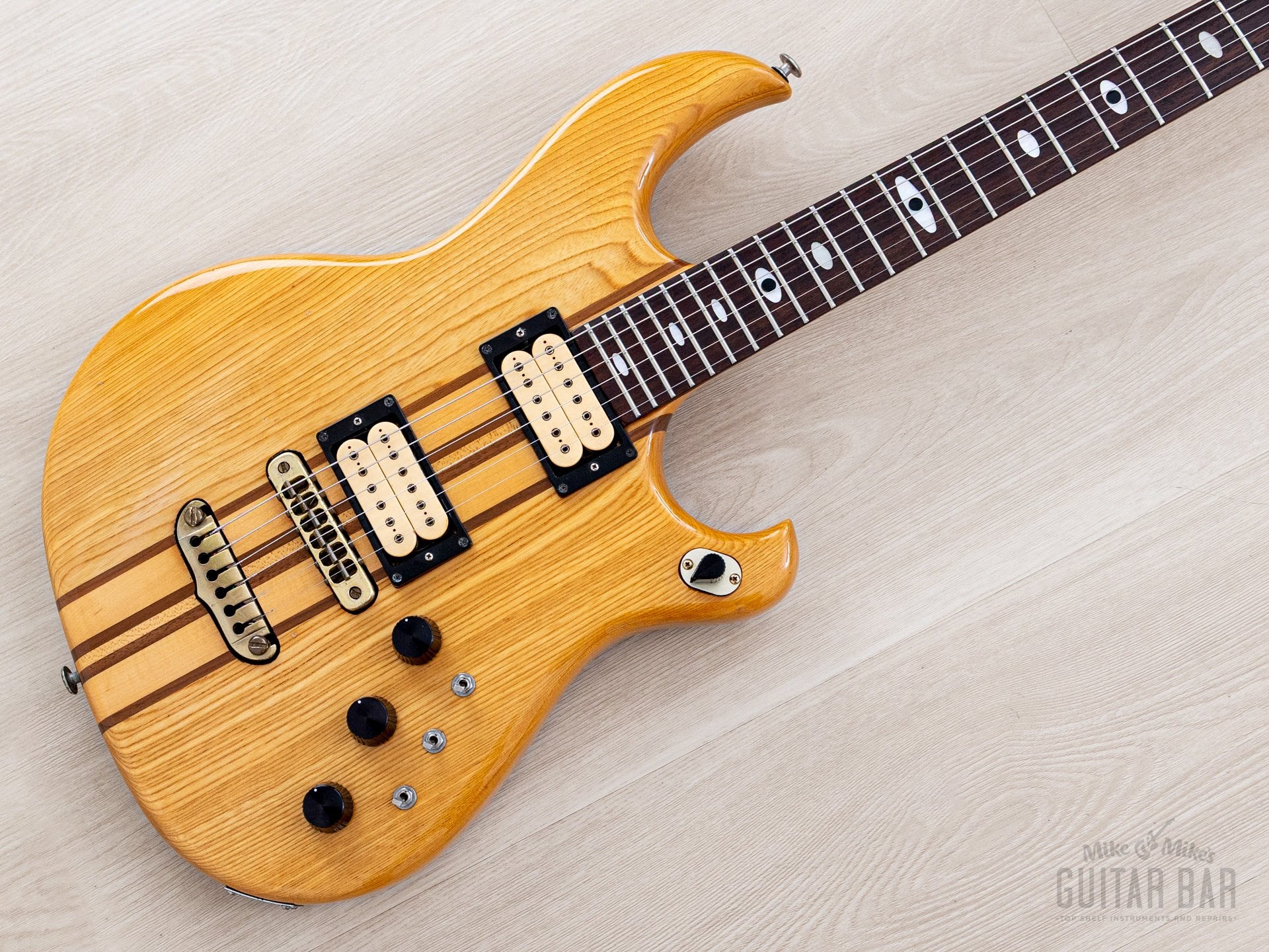 ARIA PRO Ⅱ RS-750 1980年製　JAPAN vintage 1980 Aria Pro II Rev-Sound RS-750D Neck Through HH Natural w