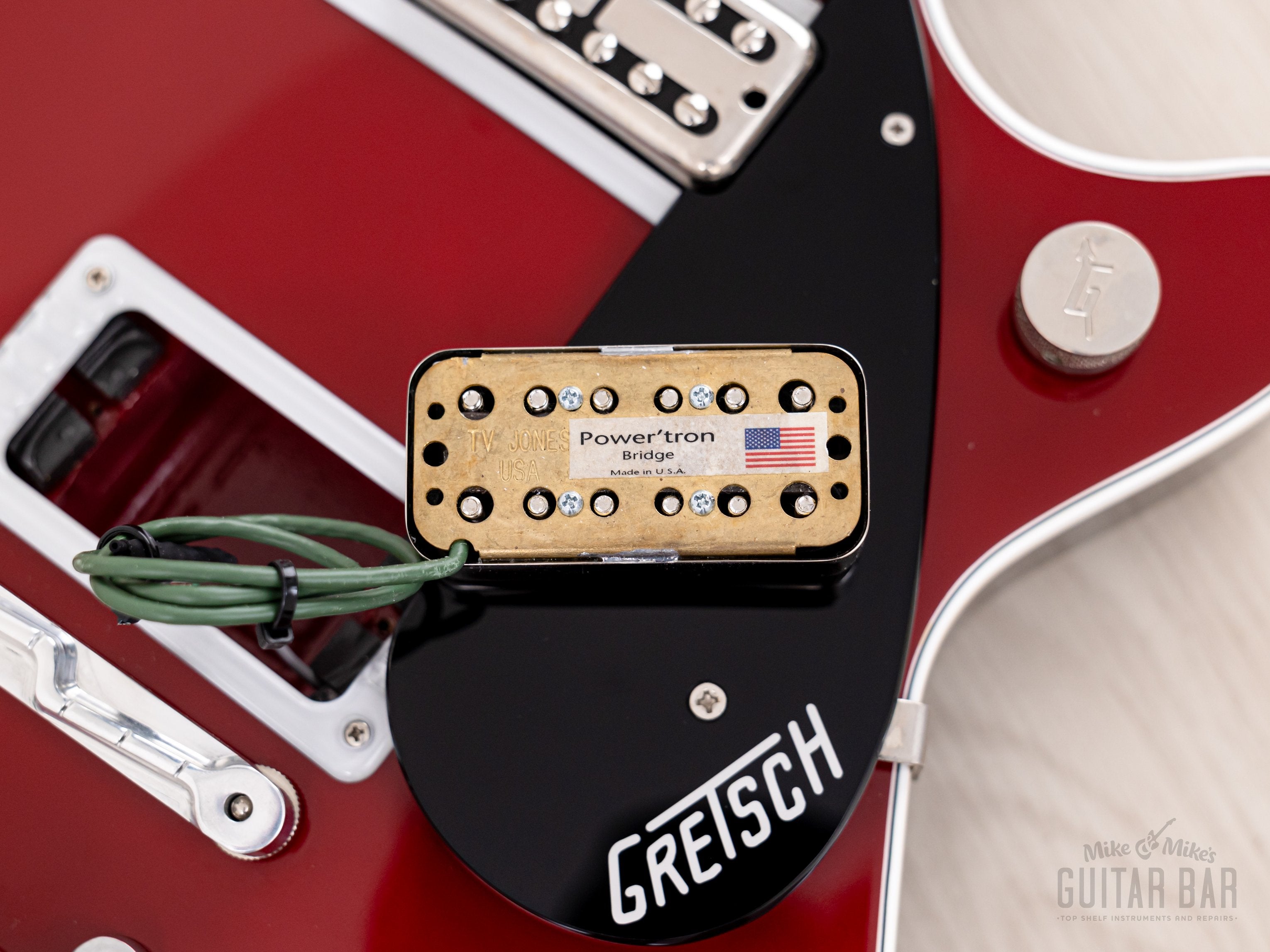 2017 Gretsch G6131T Players Edition Jet Firebird Red w/ TV Jones, Compton Bridge, Bigsby & Case