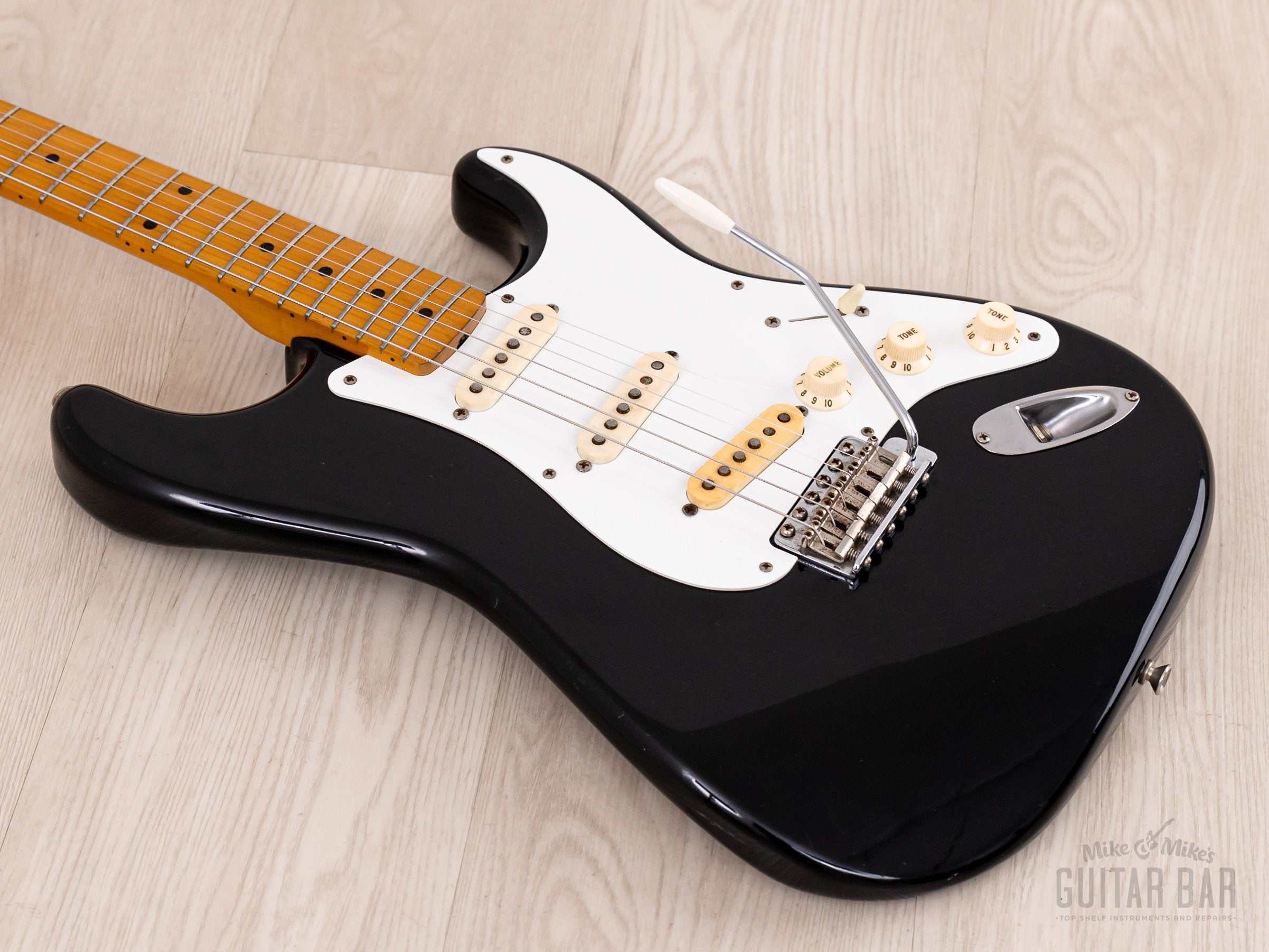 1983 Fender '57 Stratocaster JV ST57-85 Black w/ USA Fullerton Pickups