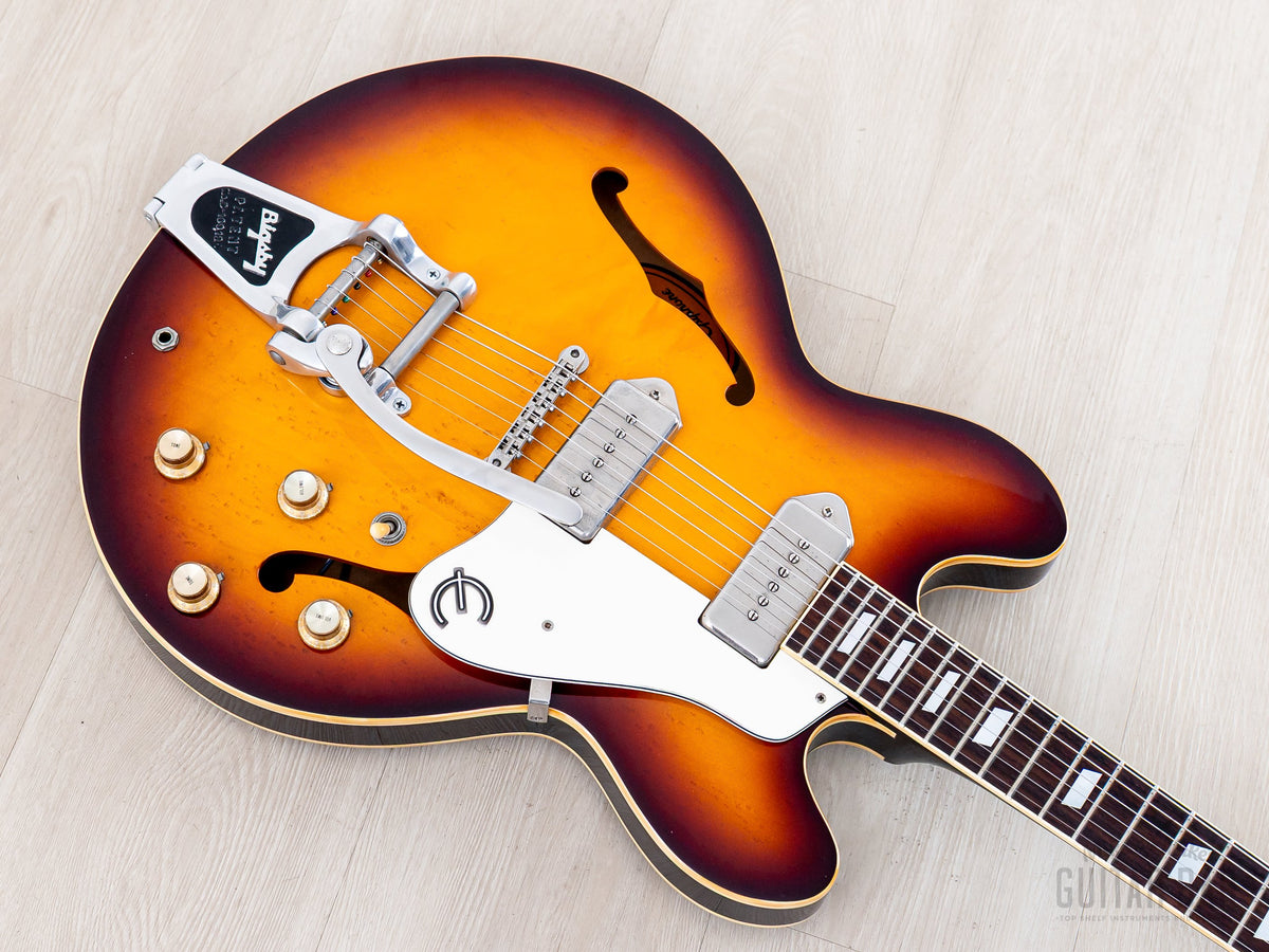 1993 Epiphone Casino, body, angled