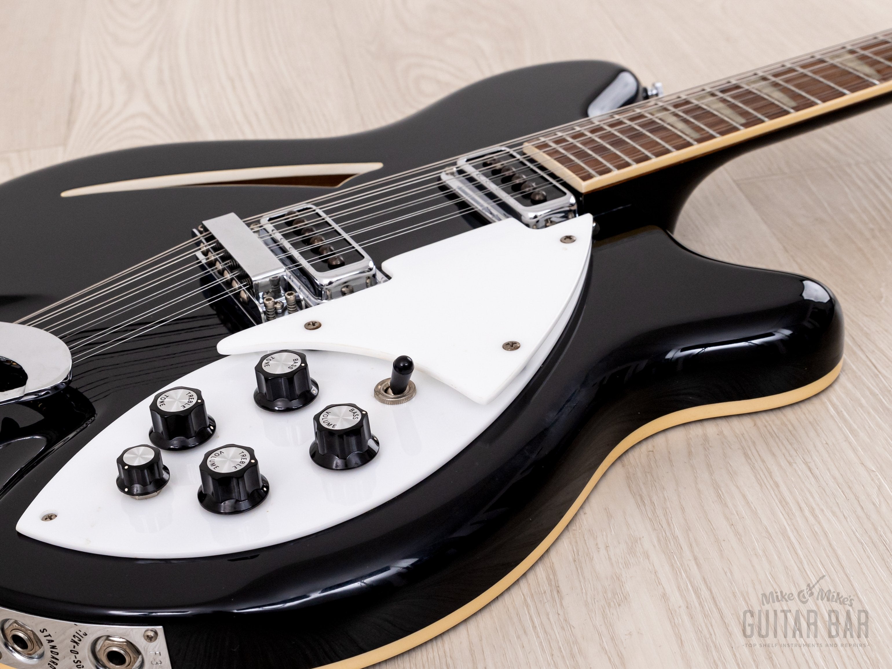 1990 Rickenbacker 360/12 Jetglo 12 String Electric Guitar Near-Mint w/ Case & Tags