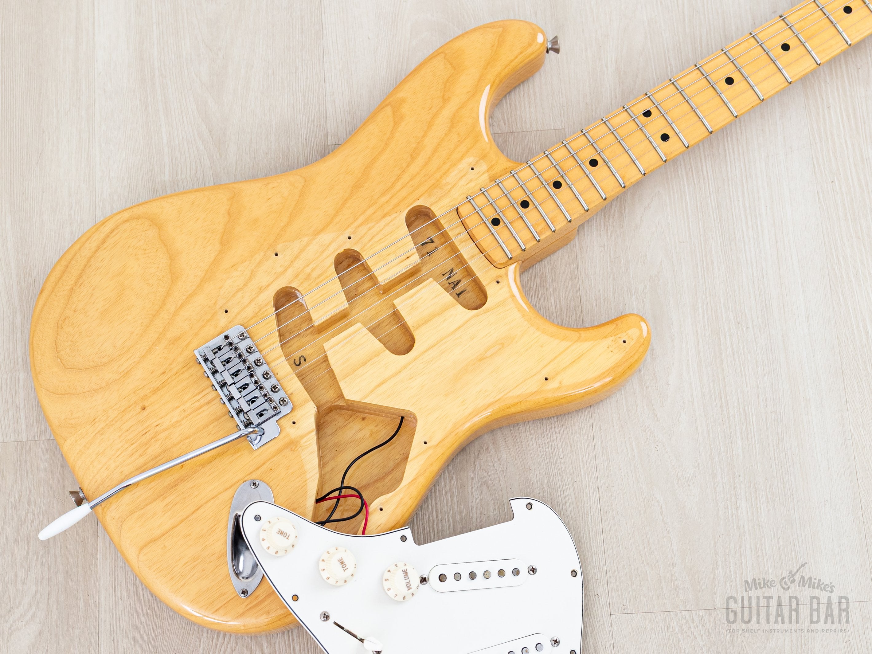 2002 Fender Stratocaster '71 Vintage Reissue ST71-85TX Natural w/ USA