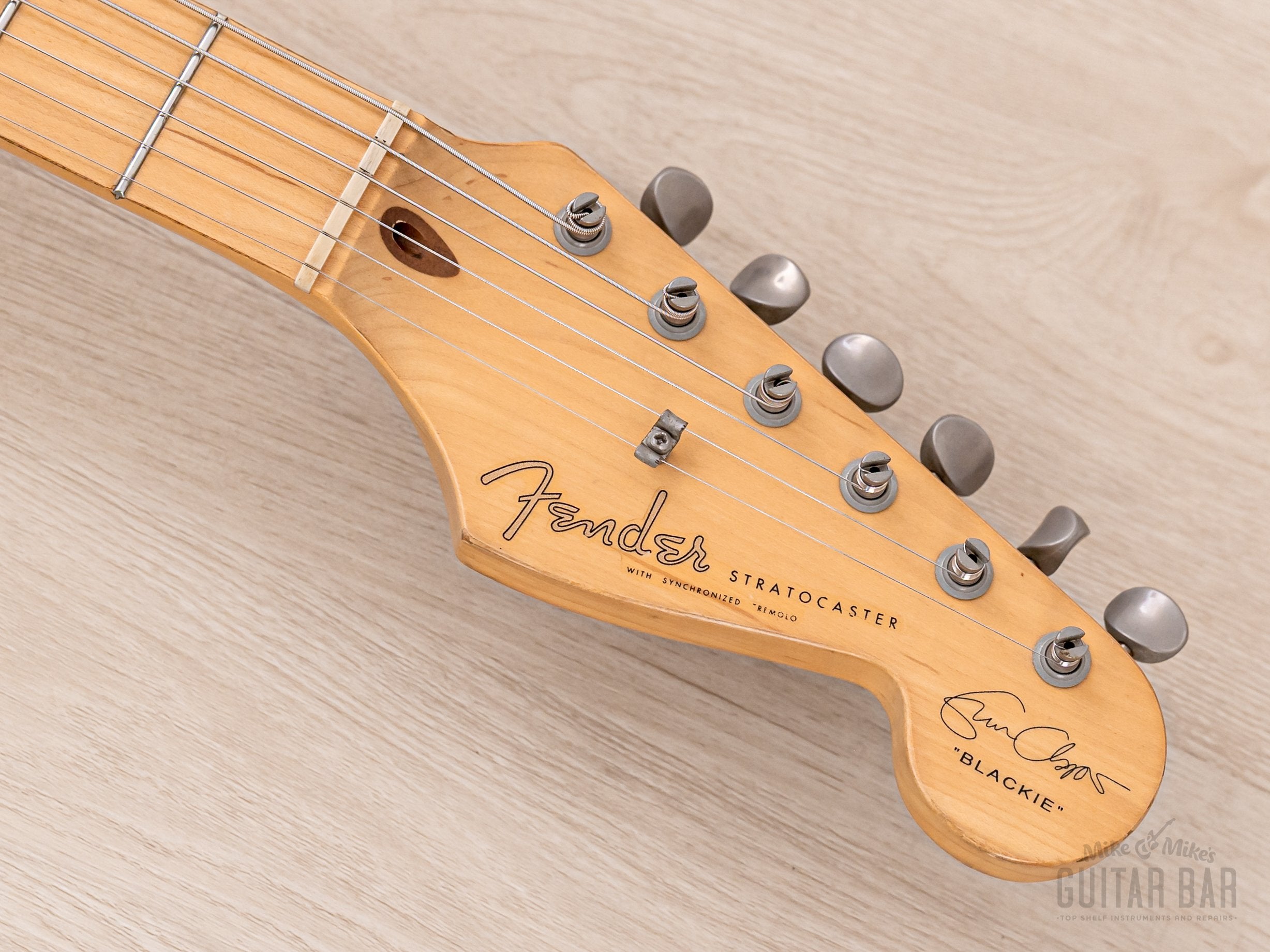 1994 Fender Eric Clapton Artist Series Signature Stratocaster Blackie 100% Original w/ Lace Sensors, TBX & Tweed Case