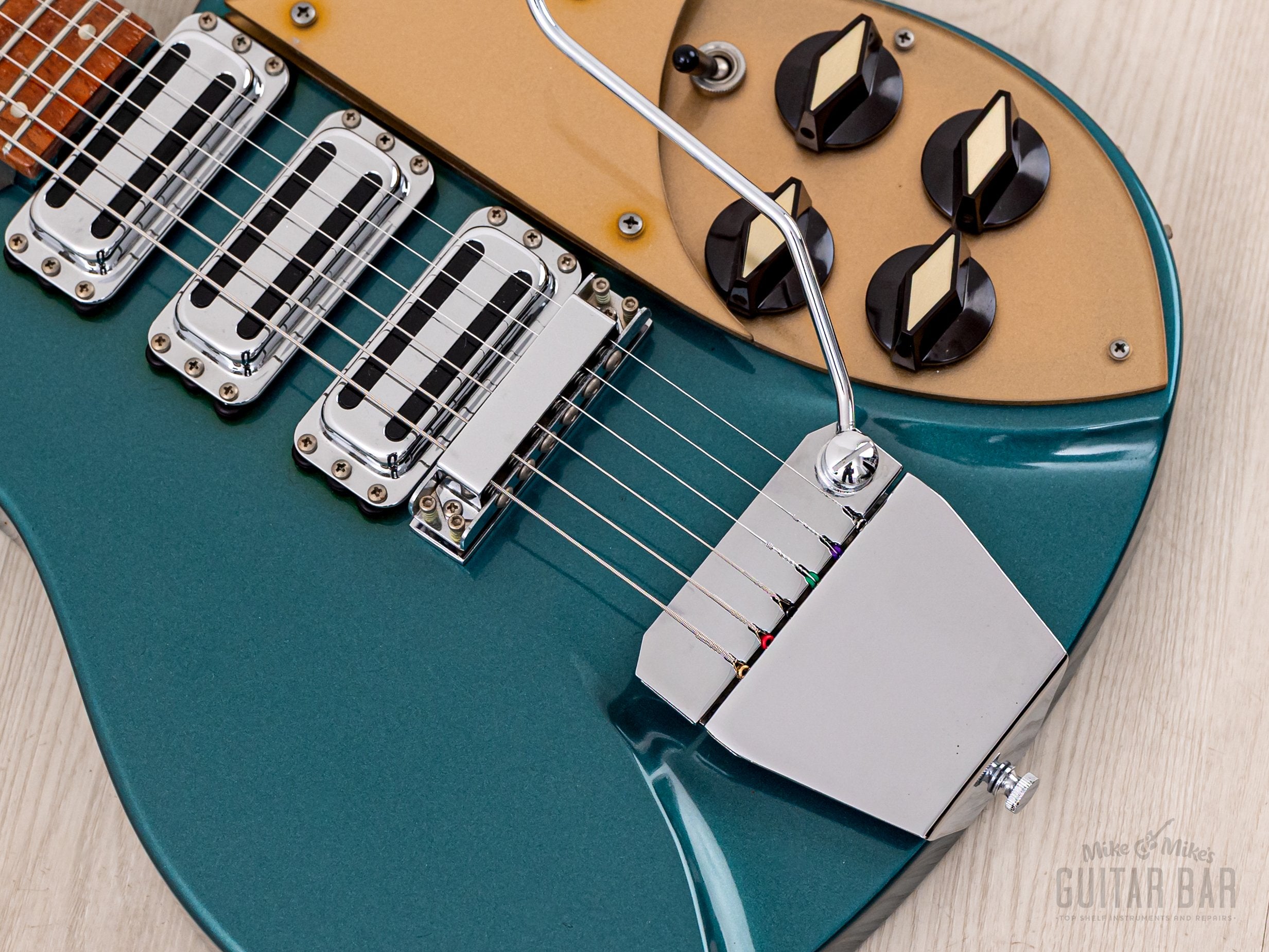 1997 Rickenbacker 355V59 One-Off Custom Order Turquoise w/ Accent Vibrato, Hangtags & Case