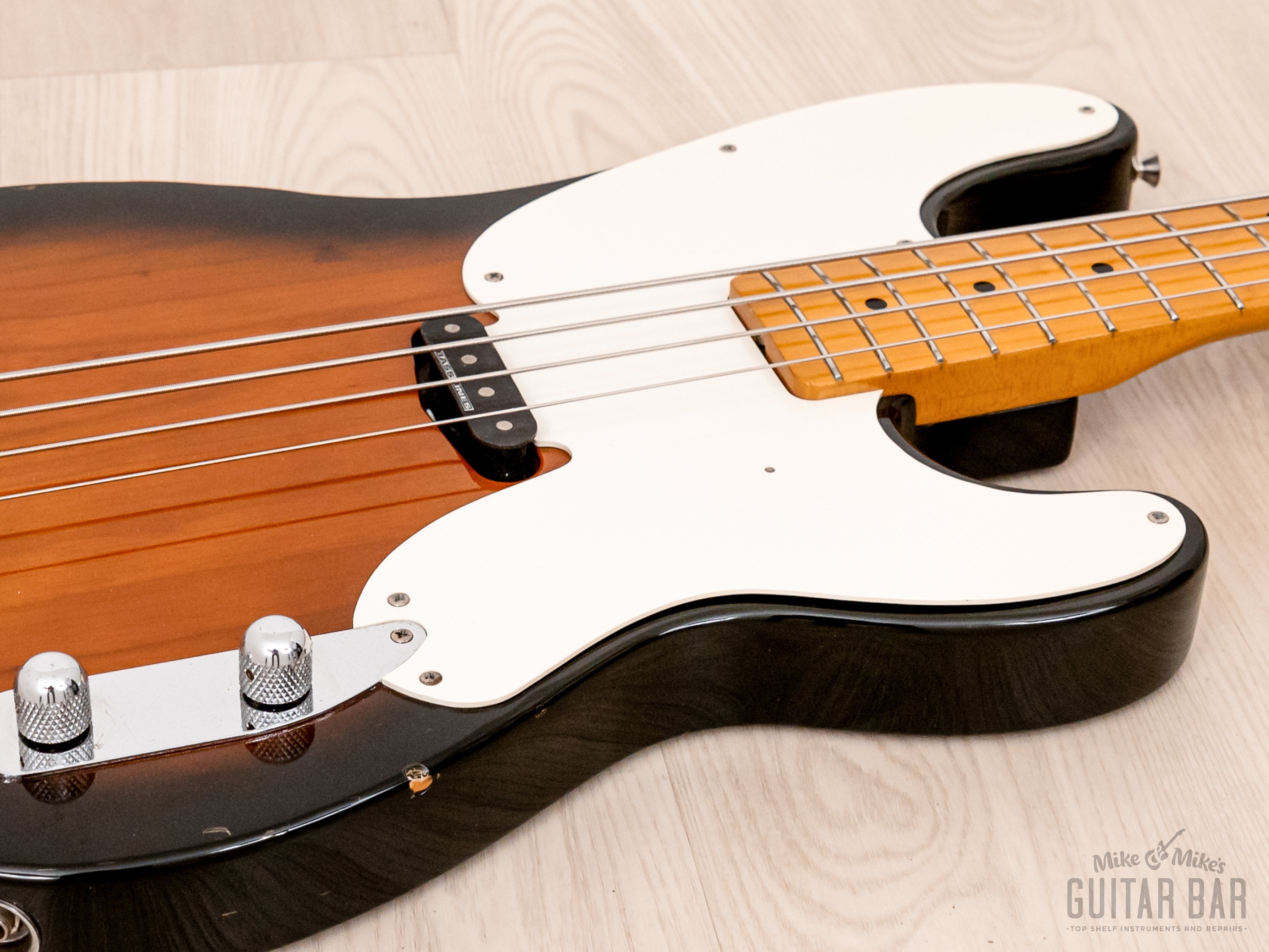 1991 Fender Precision Bass '51 Vintage Reissue OPB-51DM Sunburst w/ USA Pickup, Japan MIJ Fujigen