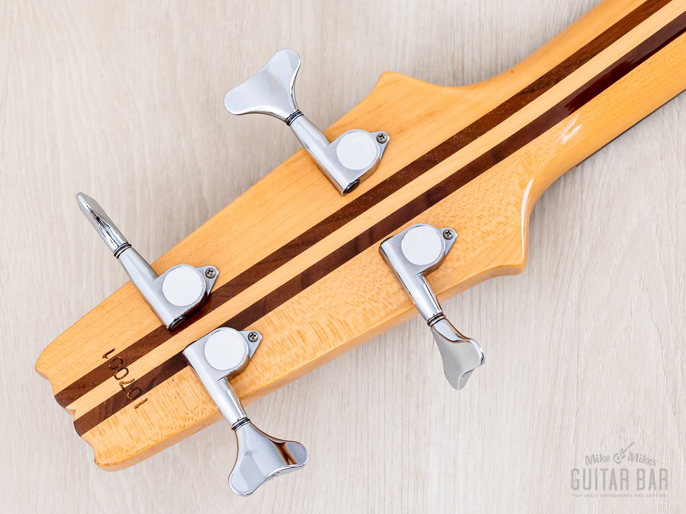 1981 Aria Pro II SB-700 Vintage Neck Through Bass Natural, Japan Matsu