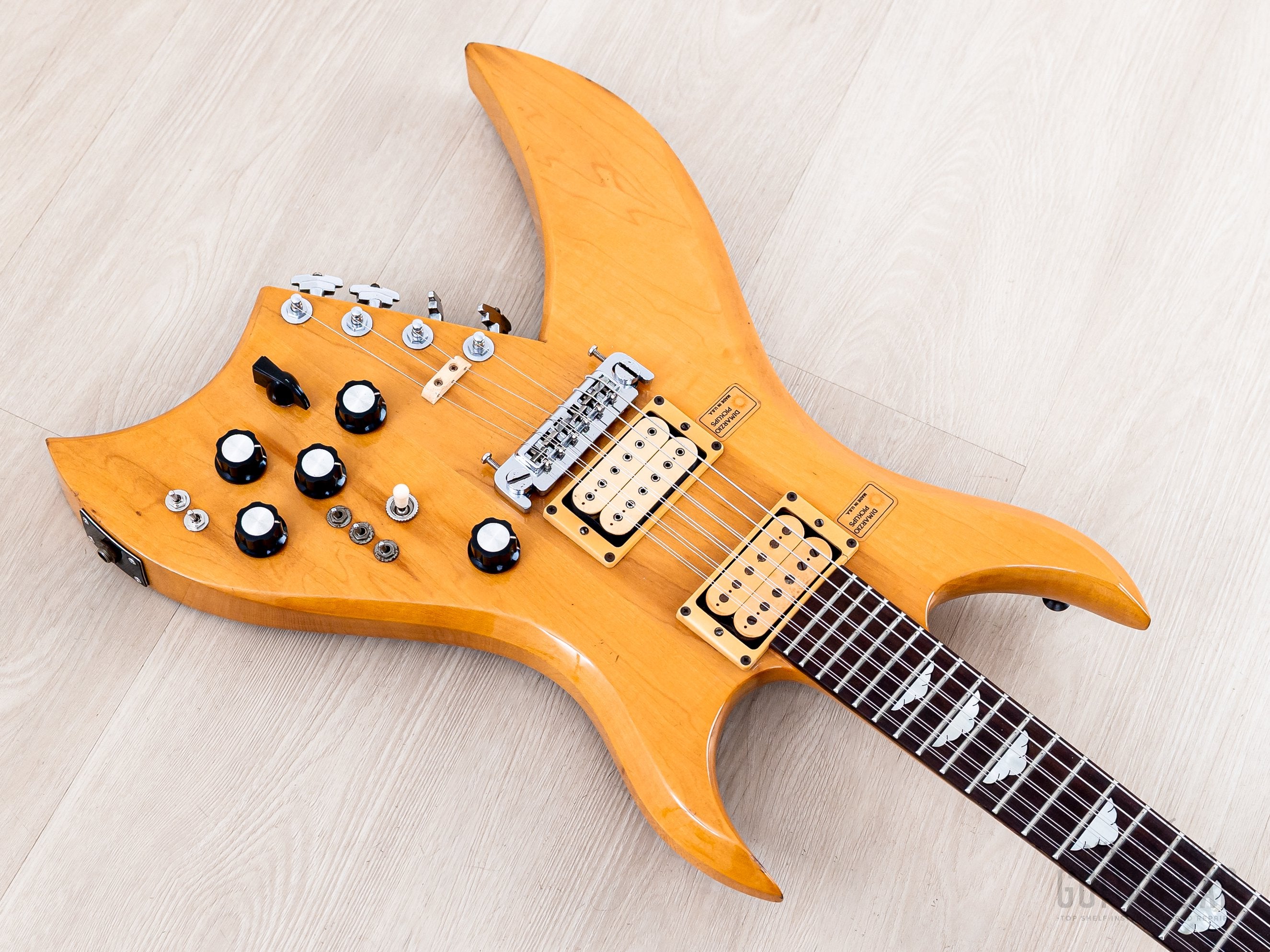 1980 Greco BB-1800 Bich Vintage 10-String Neck Through Guitar Natural