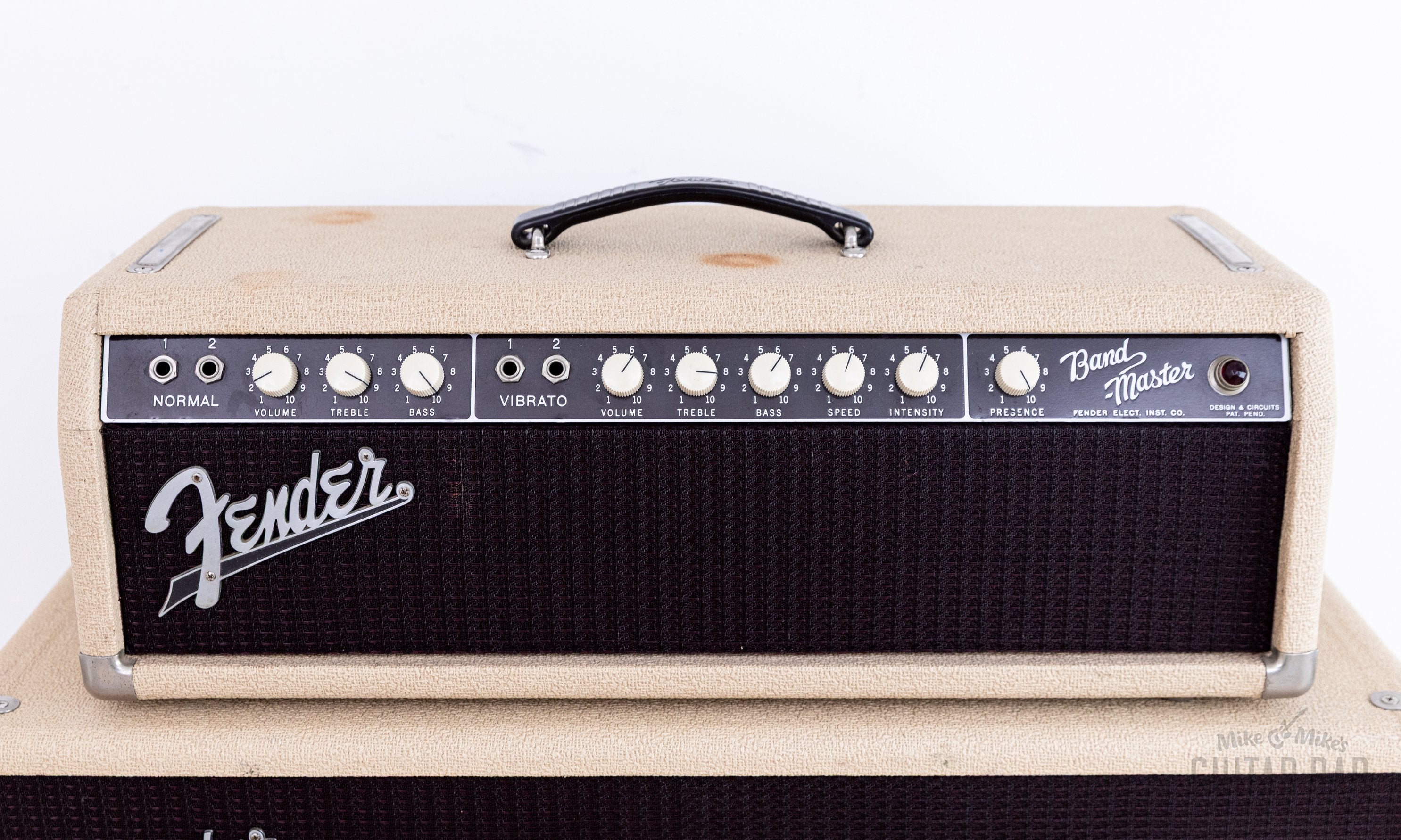 1962 Fender Bandmaster Vintage Pre-CBS Tube Amp Blonde w/ 2x12 Cab, Ox