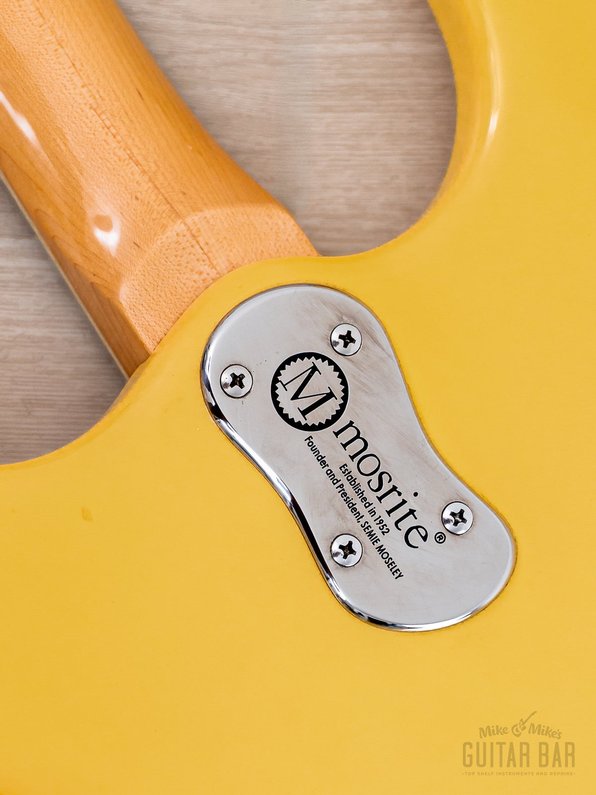 Mosrite '65 PW #60 neck plate