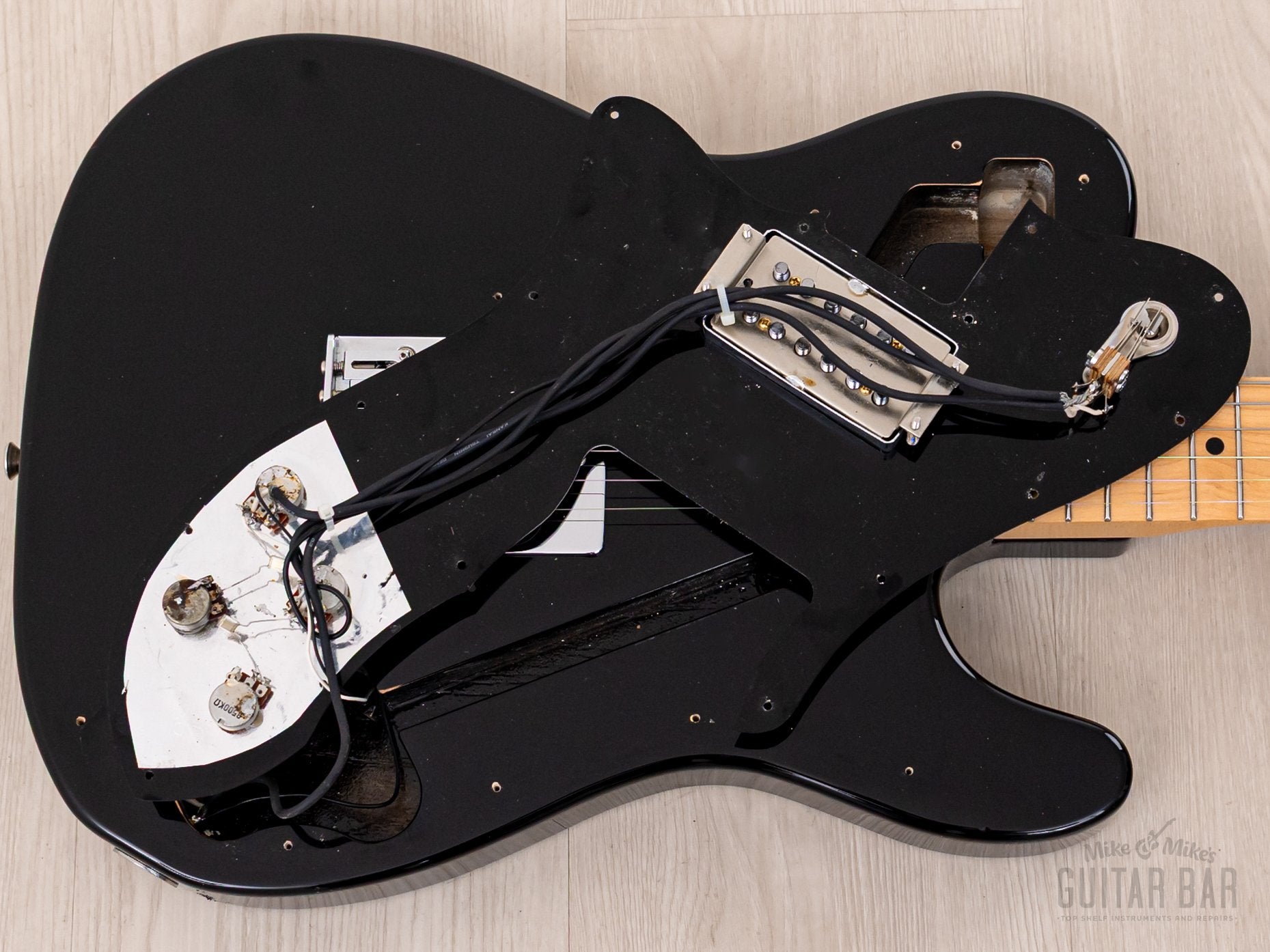 2007 Fender Telecaster Custom '72 Vintage Reissue TC72 Black, Ash Body w/ Wide Range, Japan CIJ