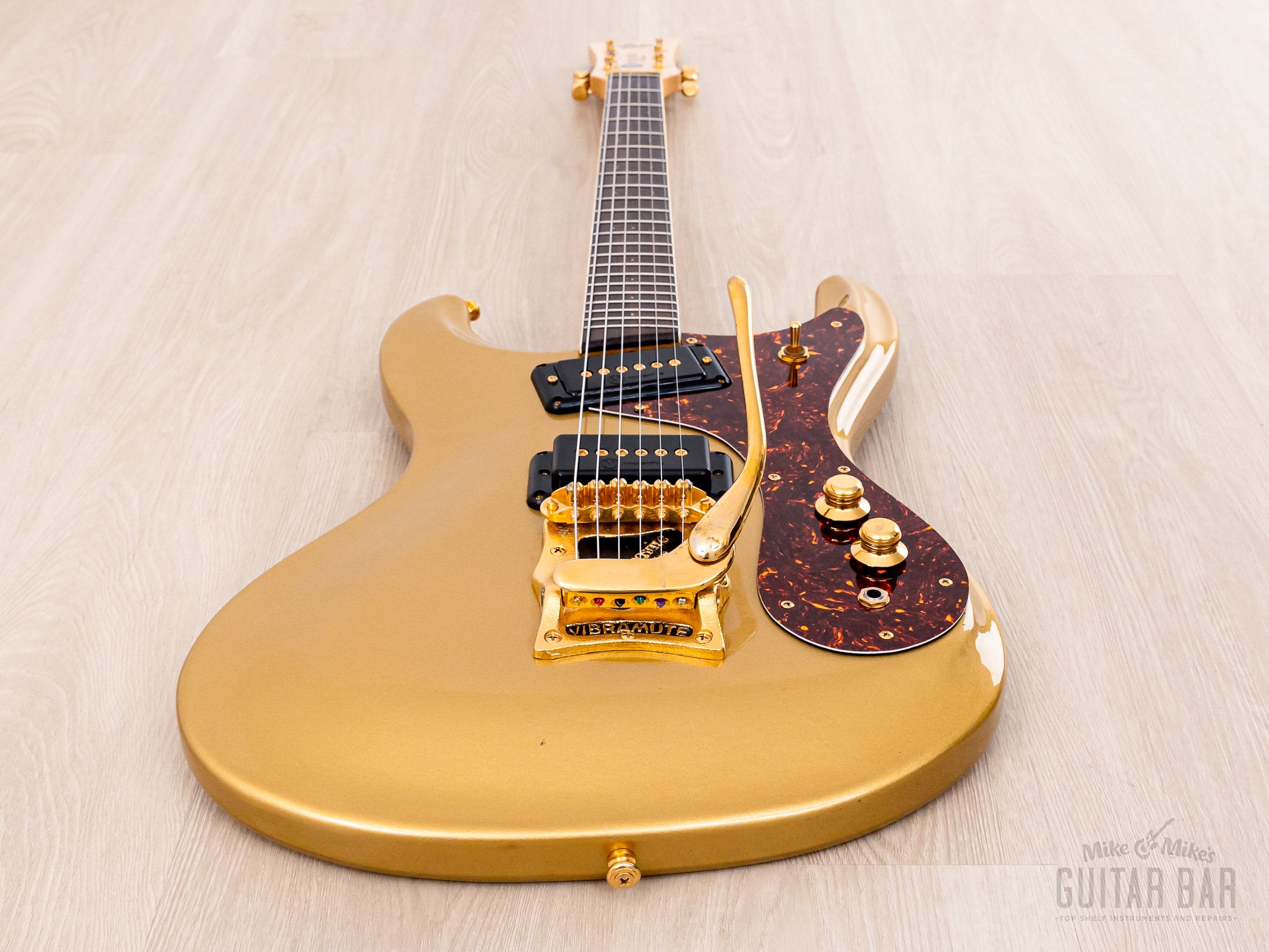 2000s Mosrite Ventures Model Super Custom 65 Gold w/ Gold Hardware, Vi