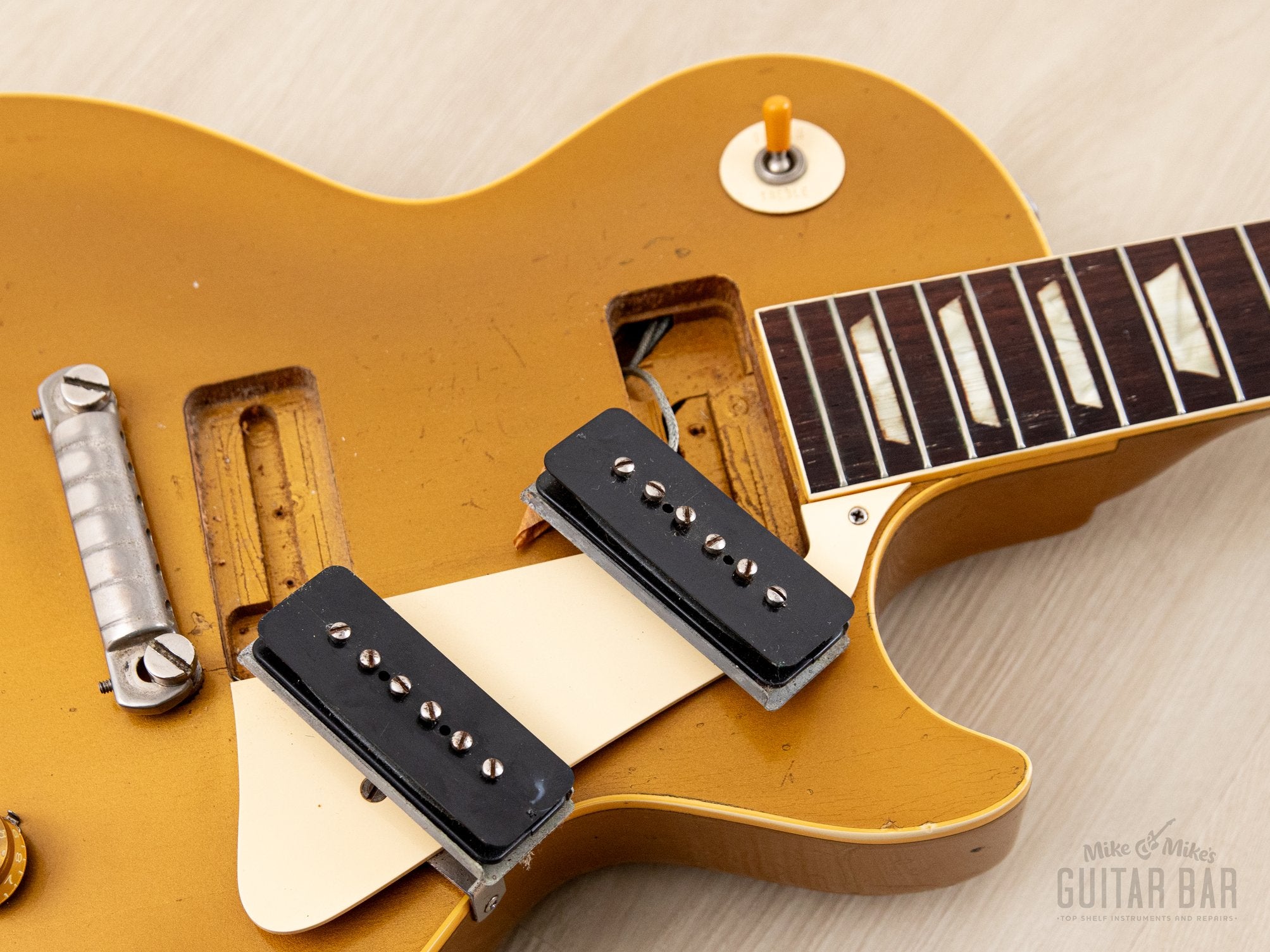 1954 Gibson Les Paul Standard Goldtop Vintage Guitar 