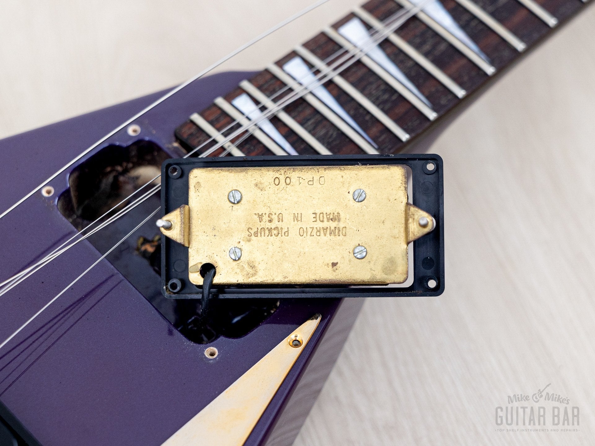 1993 Grover Jackson Randy Rhoads Standard V Blue Purple w/ DiMarzio DP