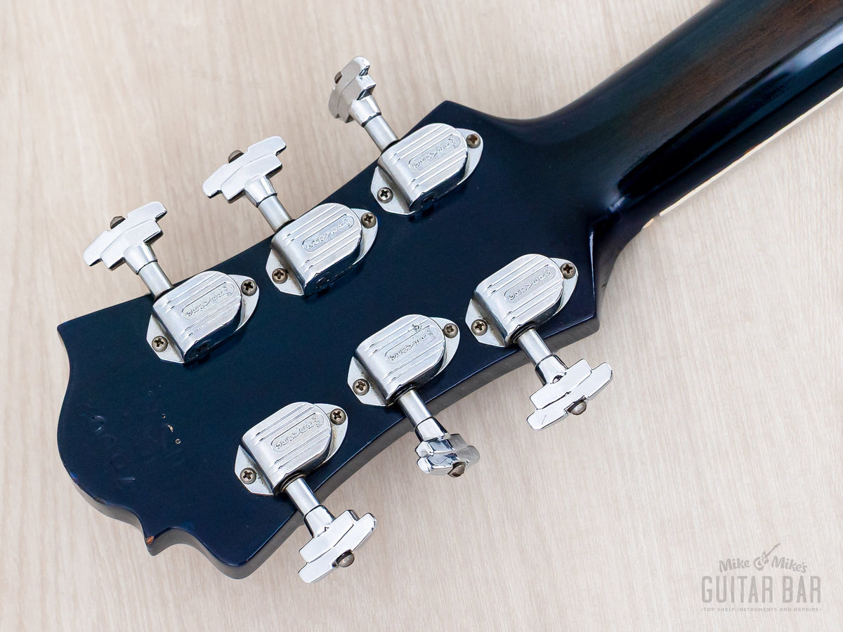Seagull II headstock back and Grover tuners