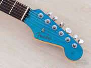 1999 Fender ST-Champ10 mini Strat Lake Placid Blue, headstock front